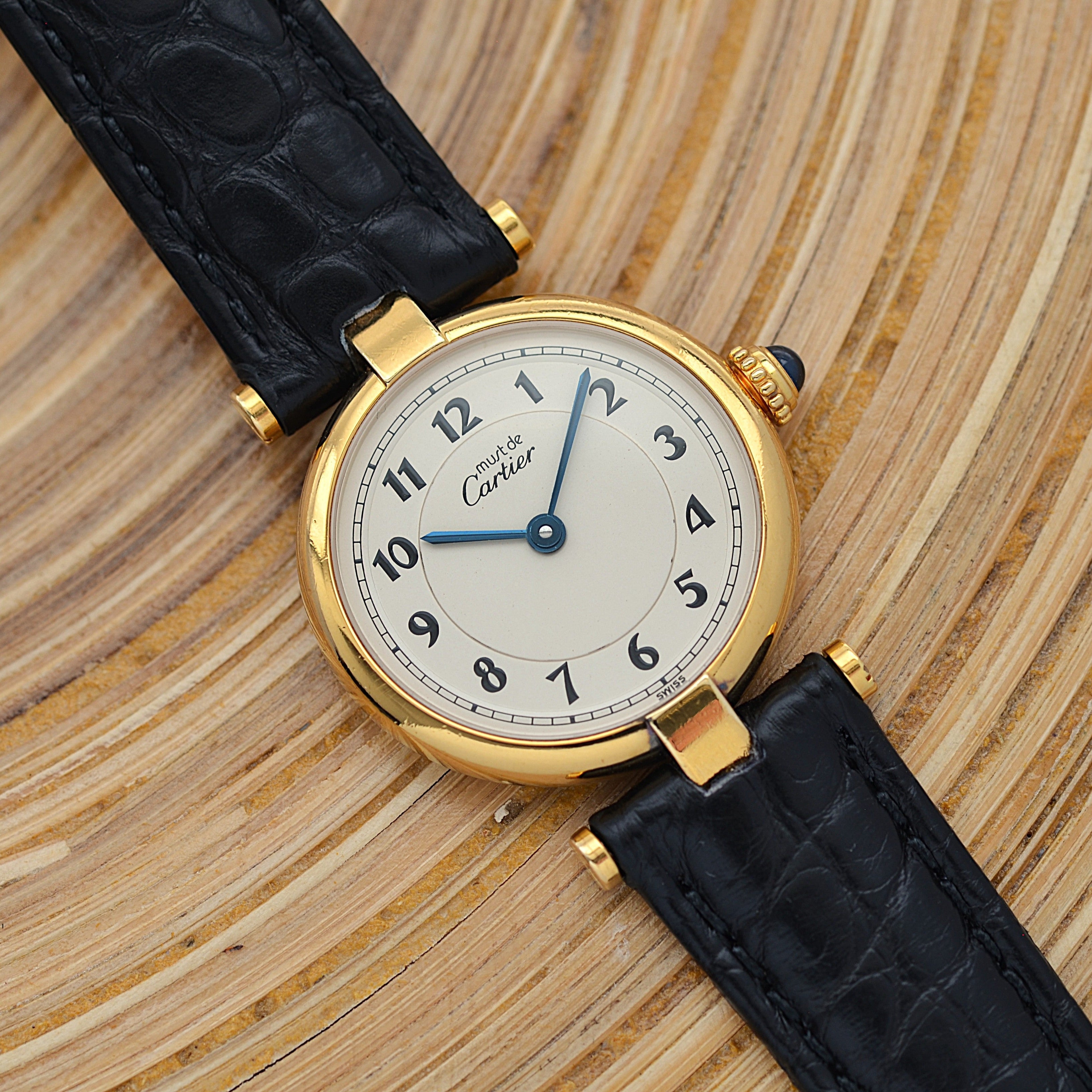 【Cartier】カルティエ マストヴァンドームSM アラビア 純正Dバックル付き