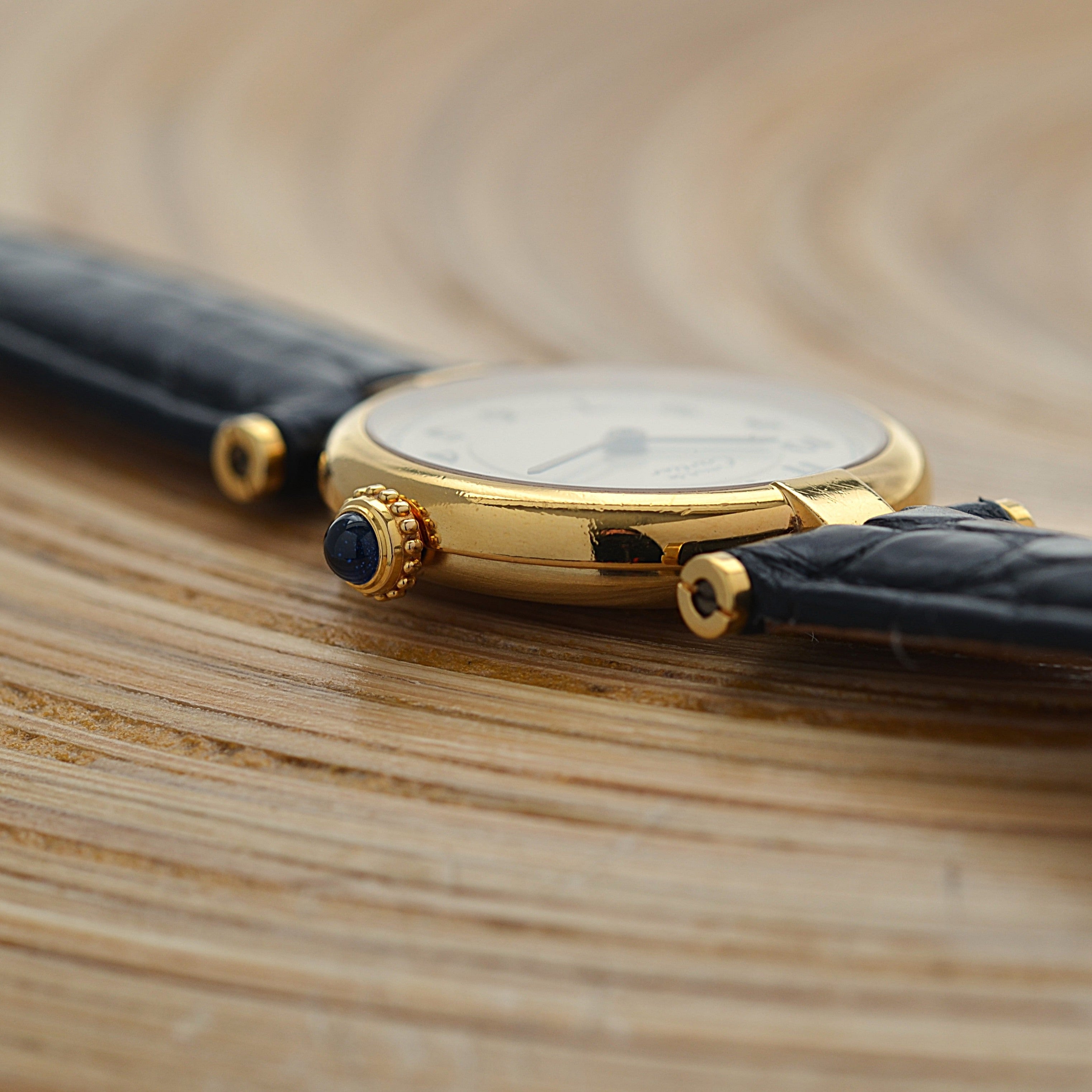 【Cartier】カルティエ マストヴァンドームSM アラビア 純正Dバックル付き