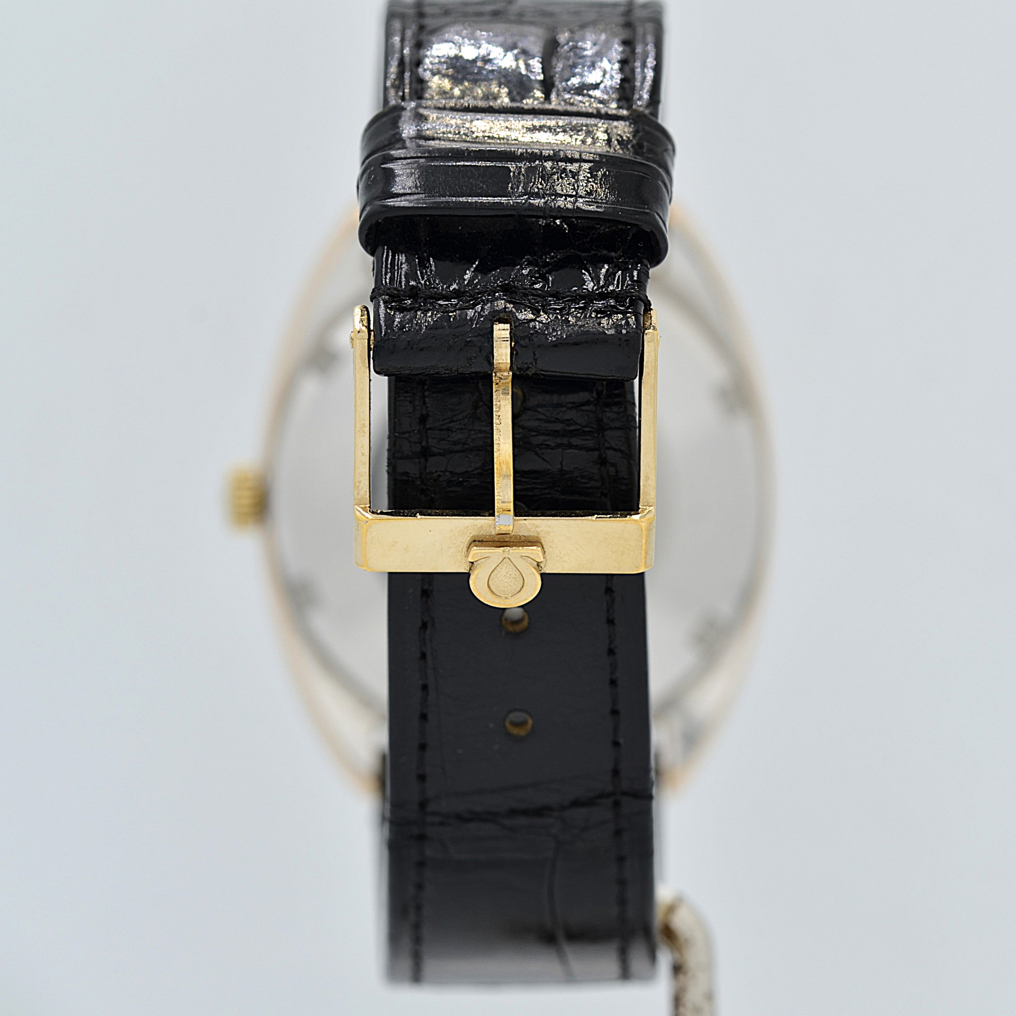 [歐米茄] 歐米茄星座系列日期顯示 C-Line 粉紅金錶殼配正品錶扣