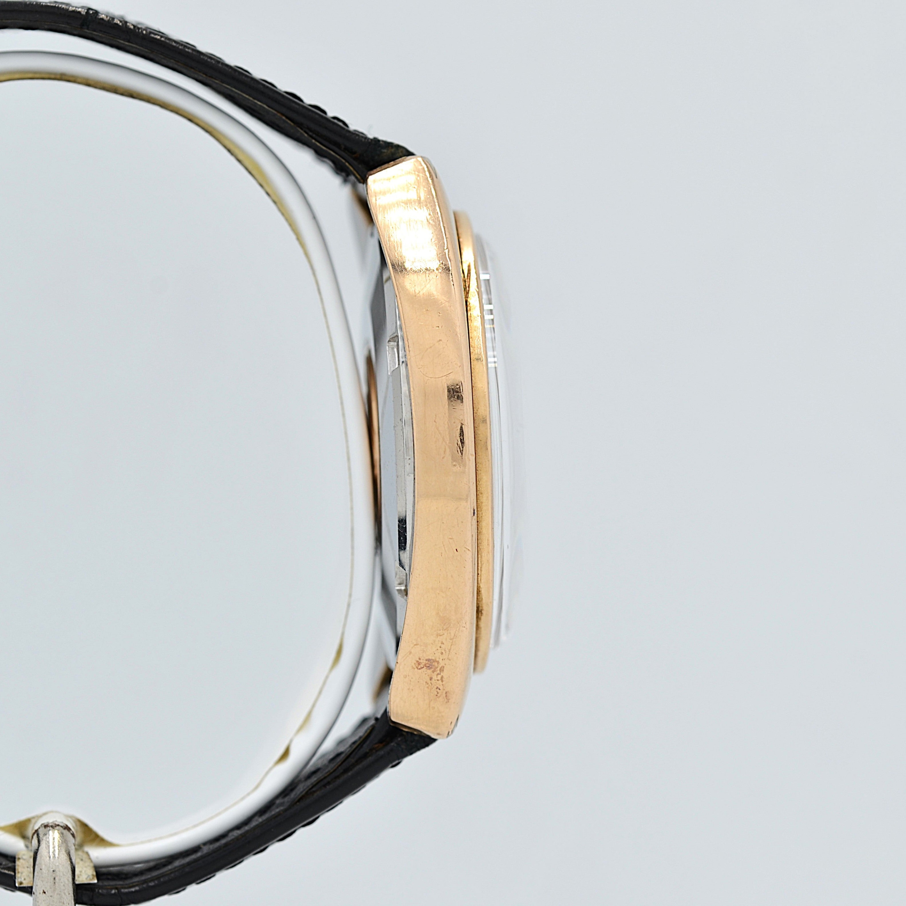 [歐米茄] 歐米茄星座系列日期顯示 C-Line 粉紅金錶殼配正品錶扣