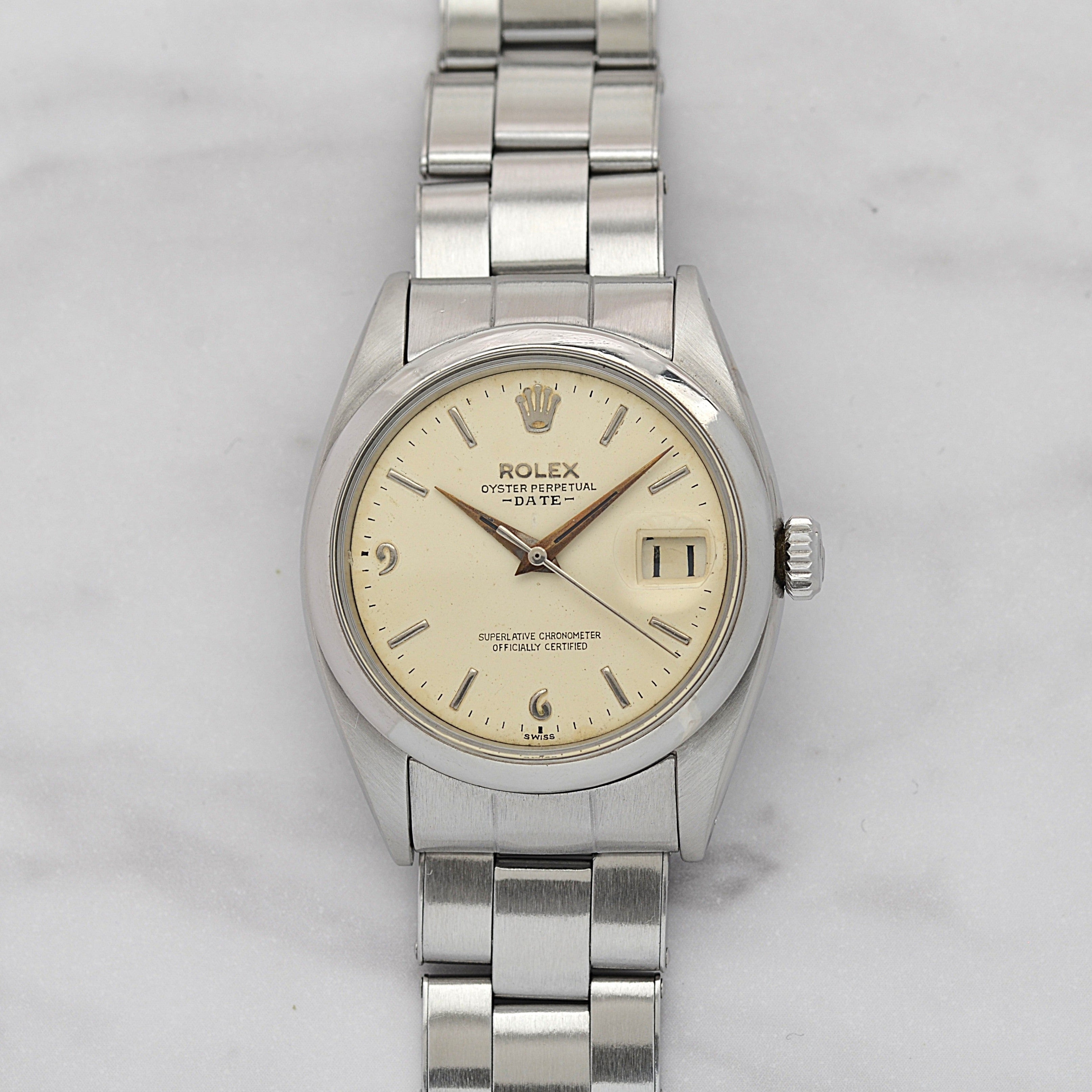 [ROLEX] Rolex Perpetual Date Ref.1500 Arabic 6/9