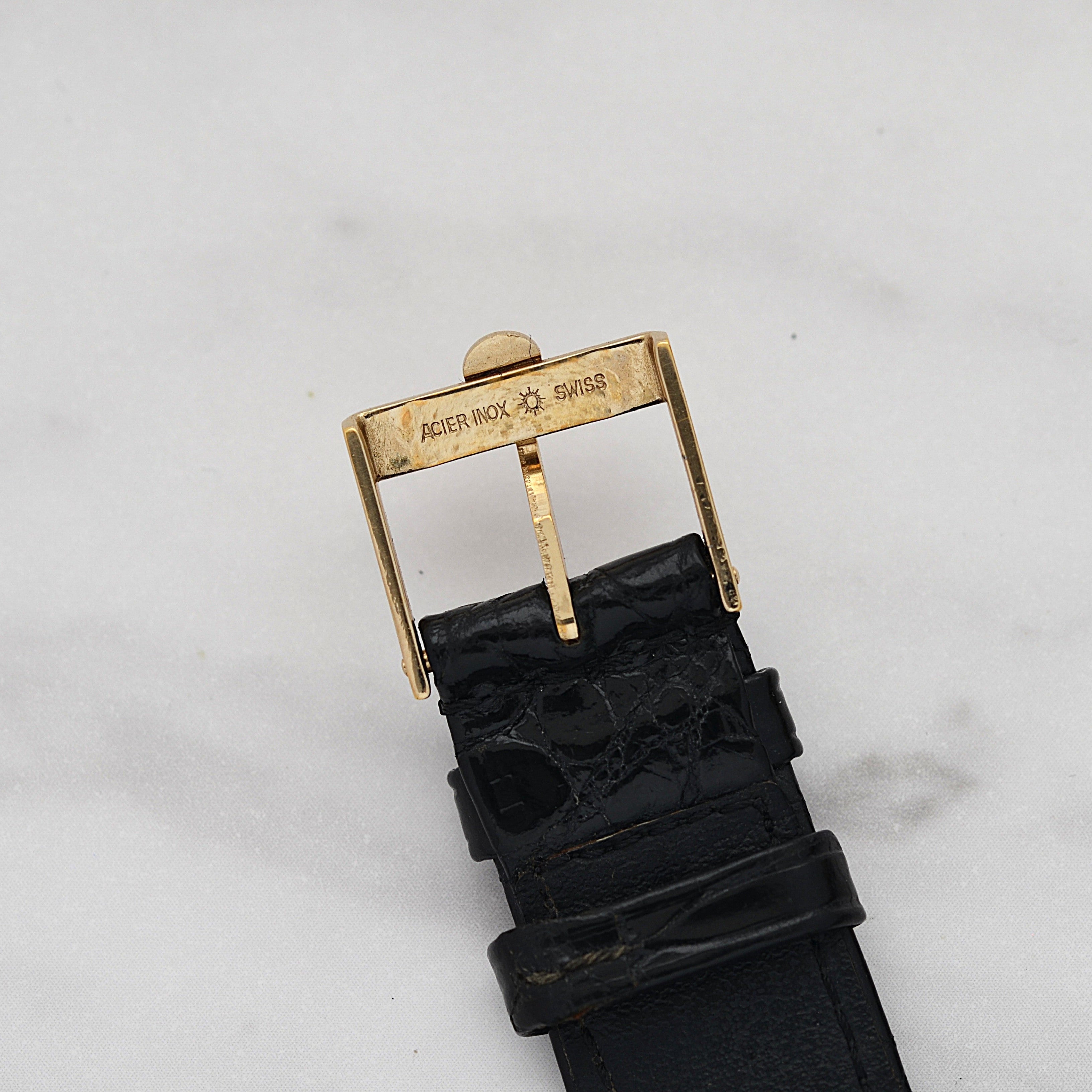 [歐米茄] 歐米茄星座系列日期顯示 C-Line 粉紅金錶殼配正品錶扣