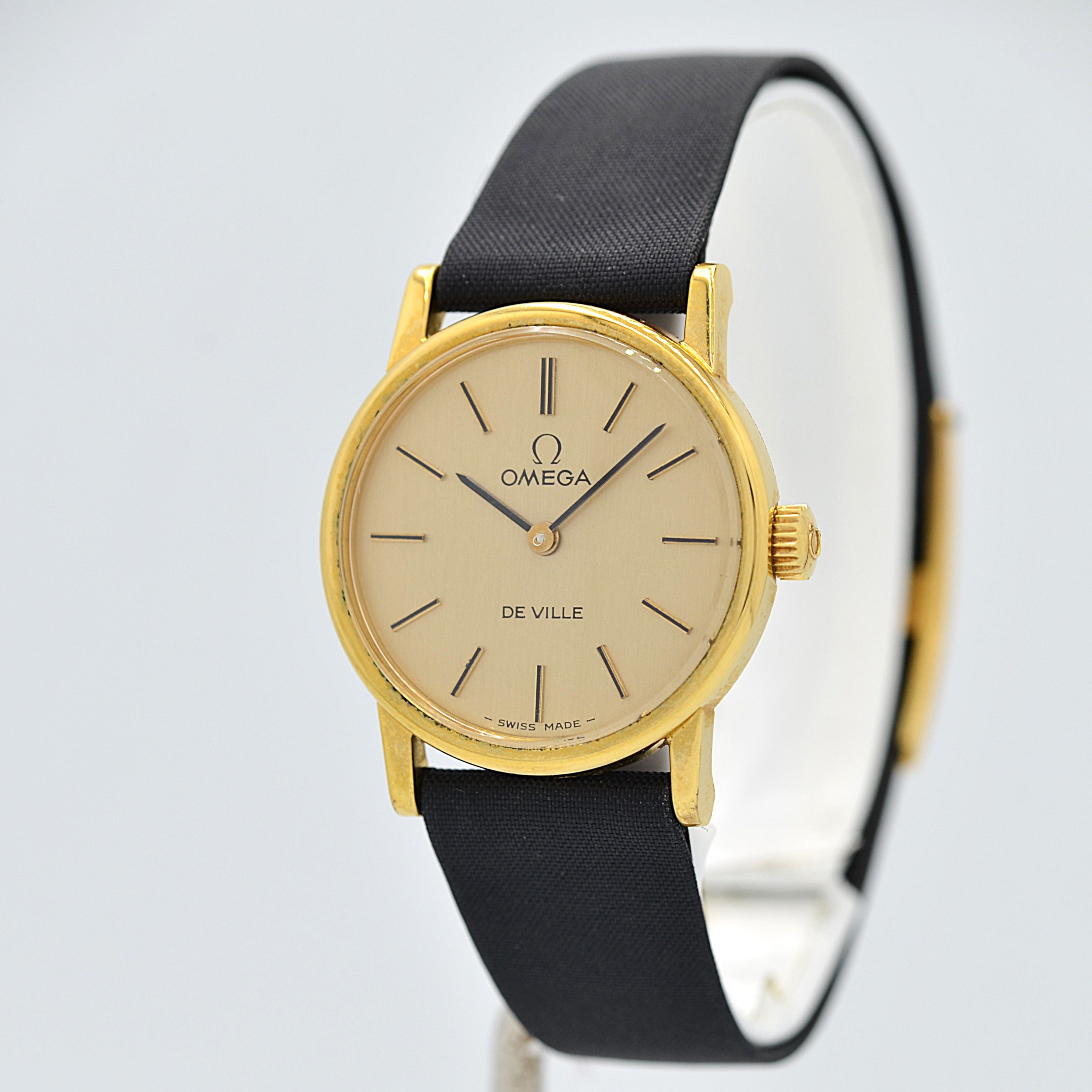 【OMEGA】オメガ デヴィル GP ラウンド Gold デッドストック