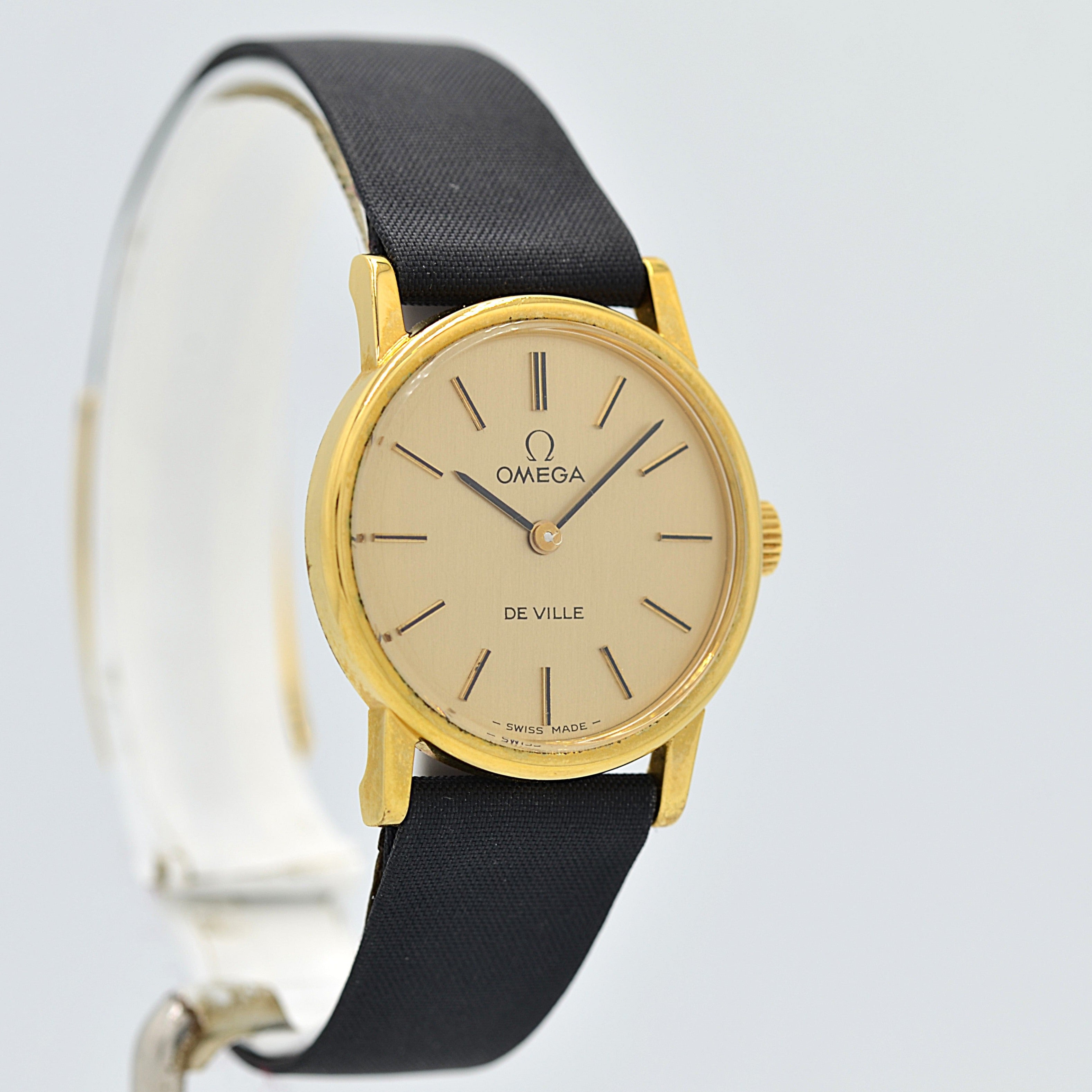 【OMEGA】オメガ デヴィル GP ラウンド Gold デッドストック