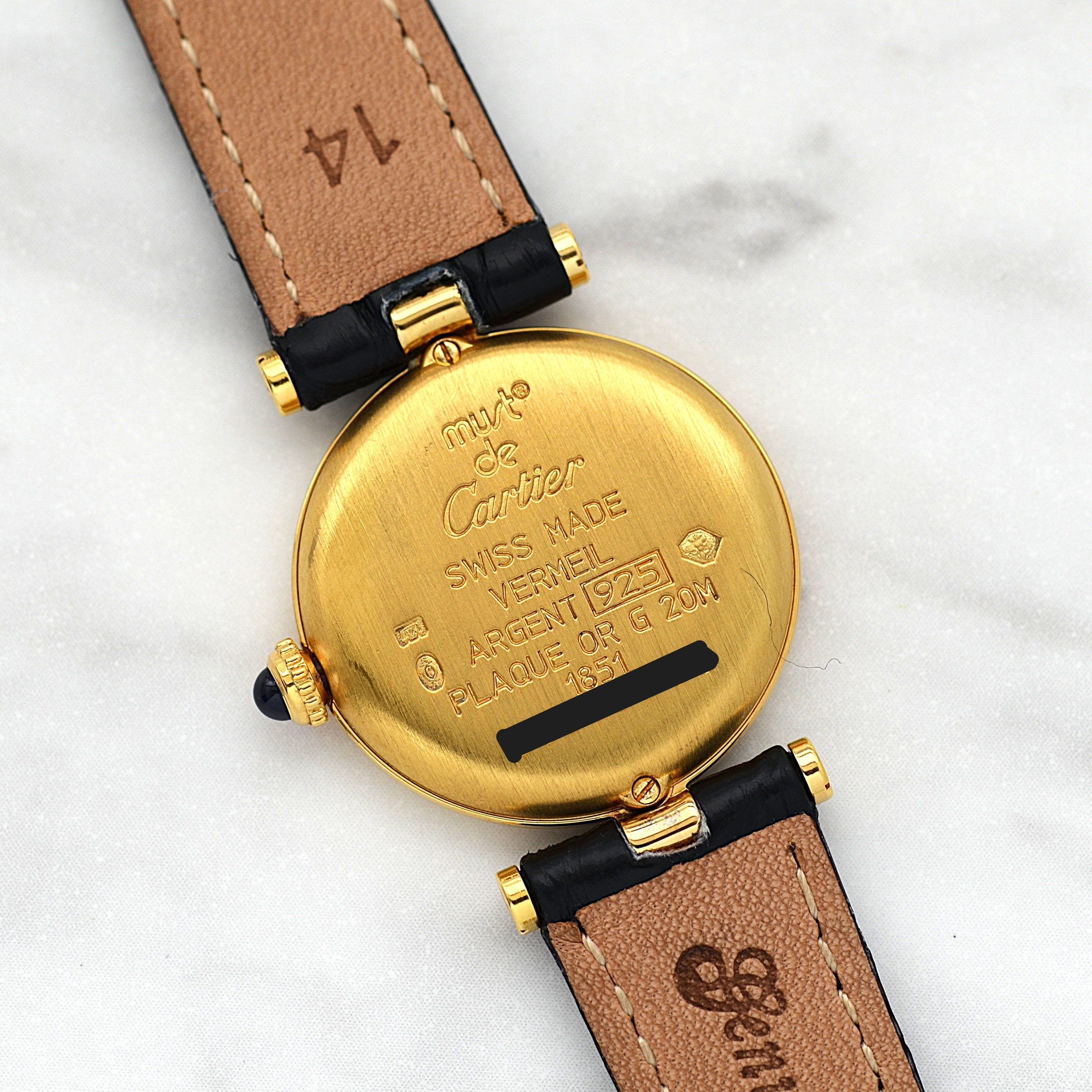 【Cartier】カルティエ マストヴァンドームSM 飛びアラビア 付属品完備