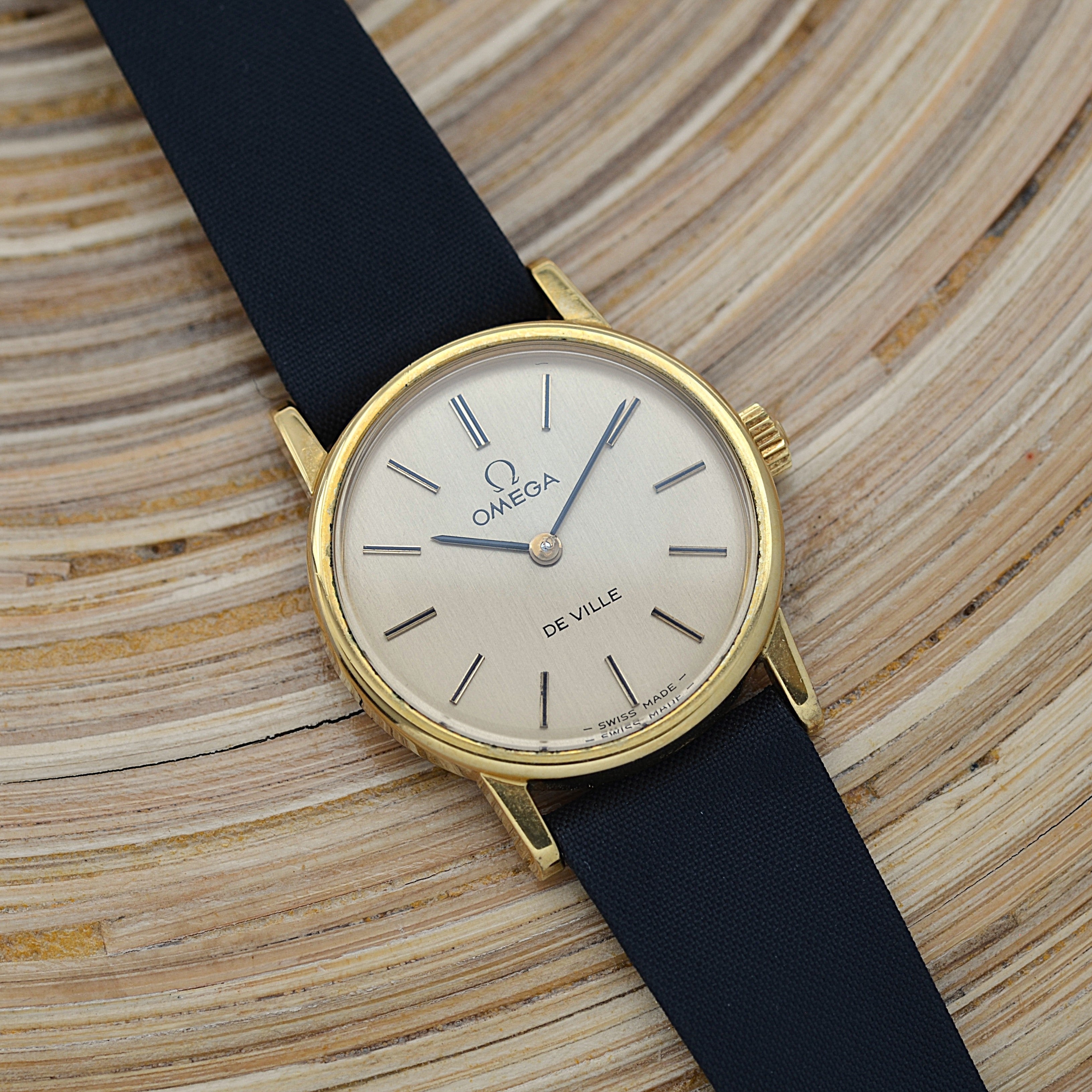 【OMEGA】オメガ デヴィル GP ラウンド Gold デッドストック