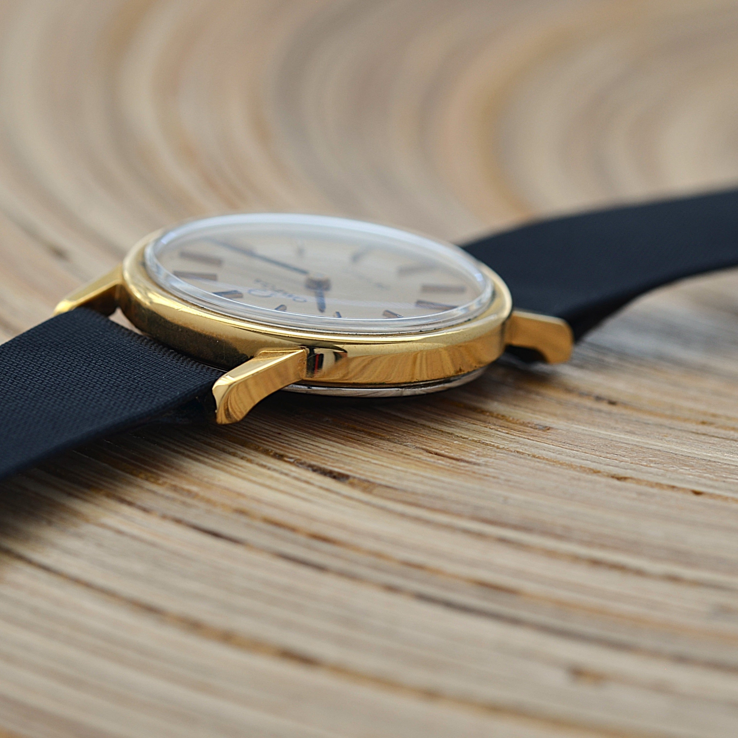 【OMEGA】オメガ デヴィル GP ラウンド Gold デッドストック