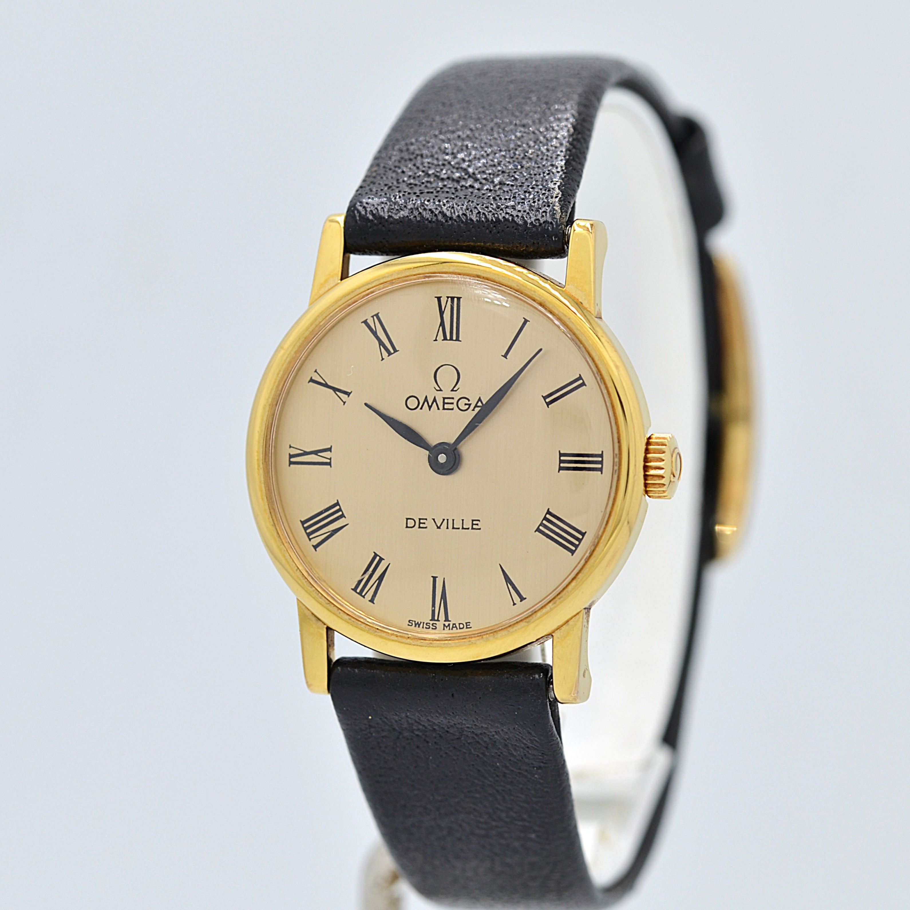 【OMEGA】オメガ デヴィル GP ラウンド Gold Roman デッドストック