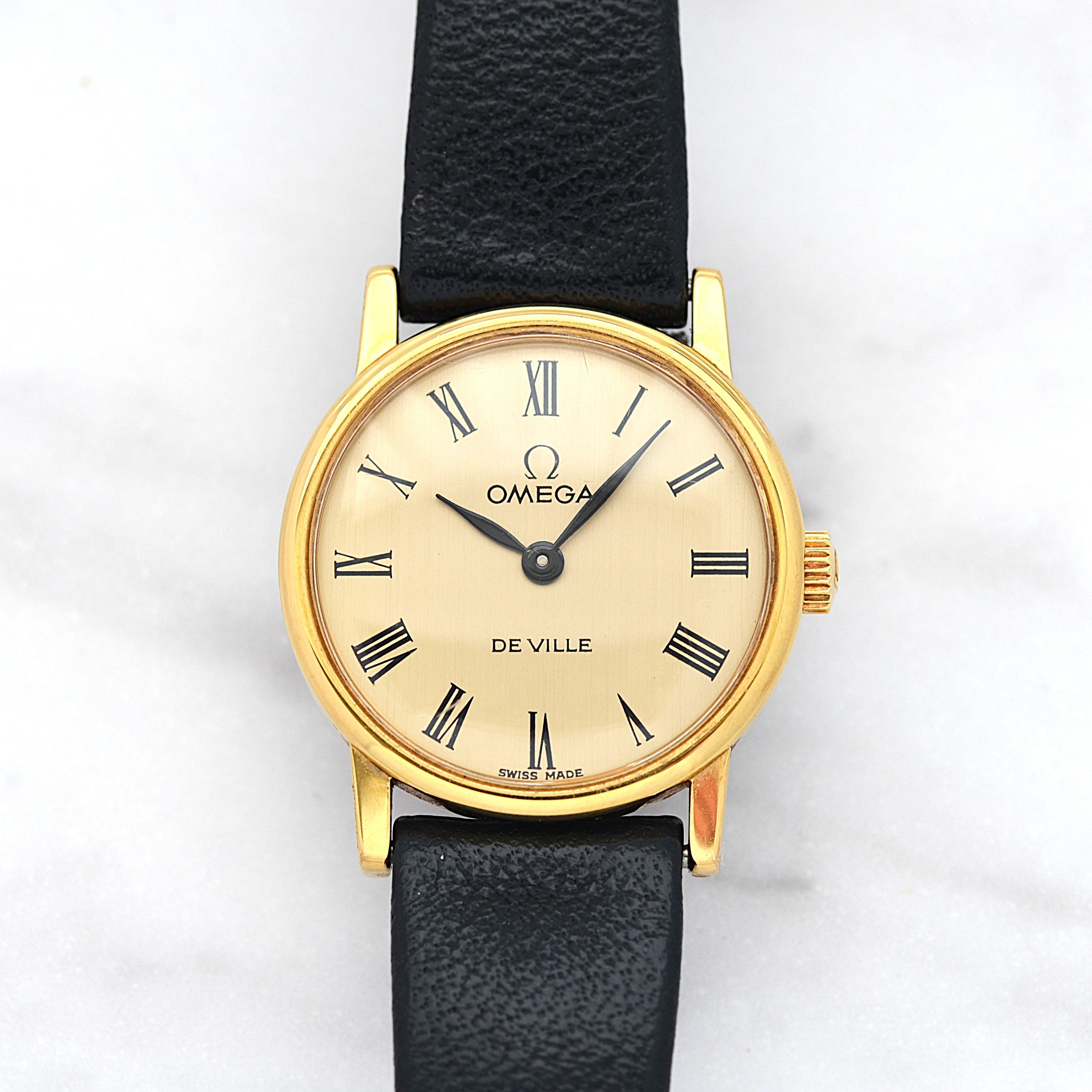 【OMEGA】オメガ デヴィル GP ラウンド Gold Roman デッドストック