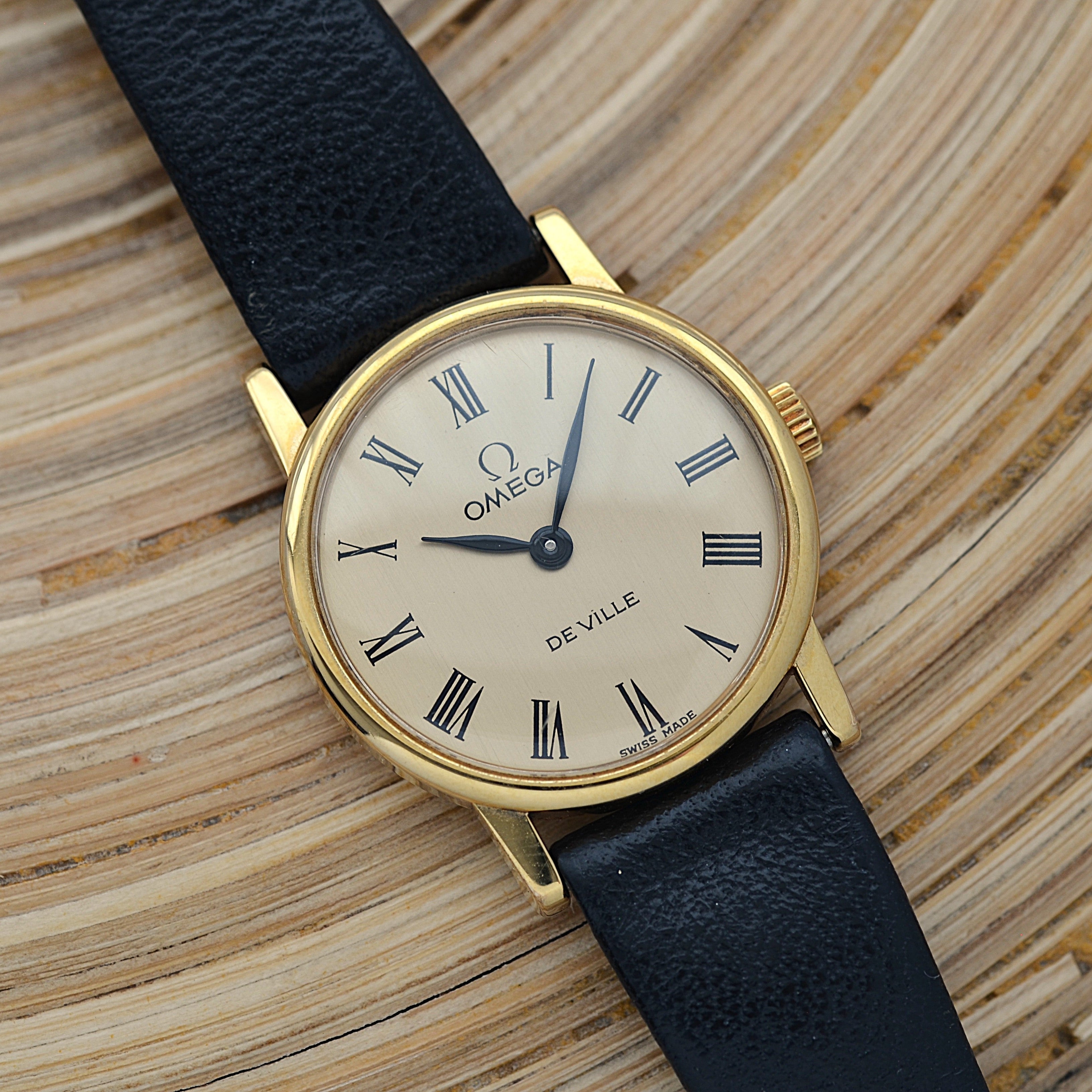 【OMEGA】オメガ デヴィル GP ラウンド Gold Roman デッドストック