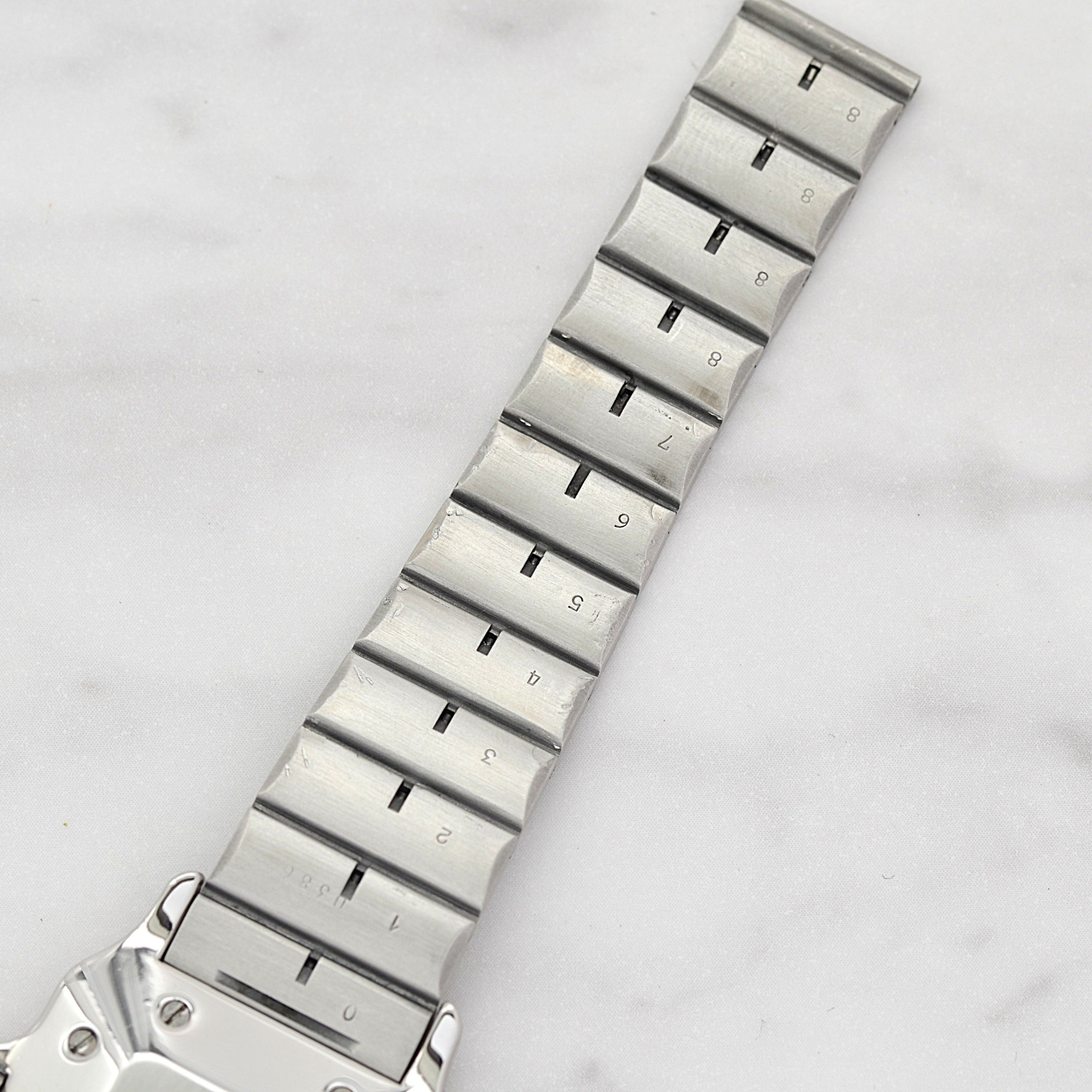 【Cartier】カルティエ サントスガルベ LM 18KYG×SS SWISS MADE 表記 修理明細書付き