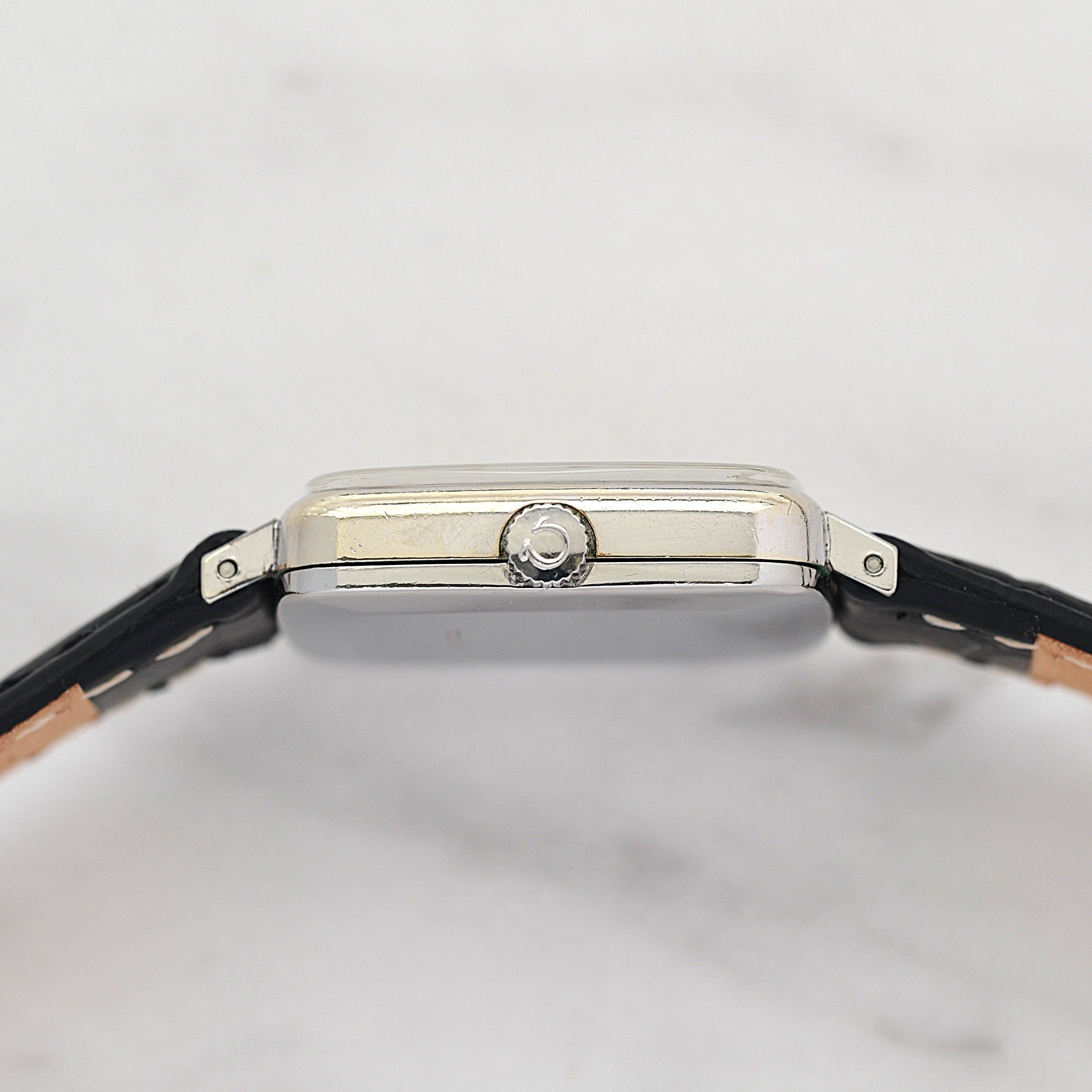 [Omega] 歐米茄日內瓦 WGP 方形銀色男士尺寸附正品扣