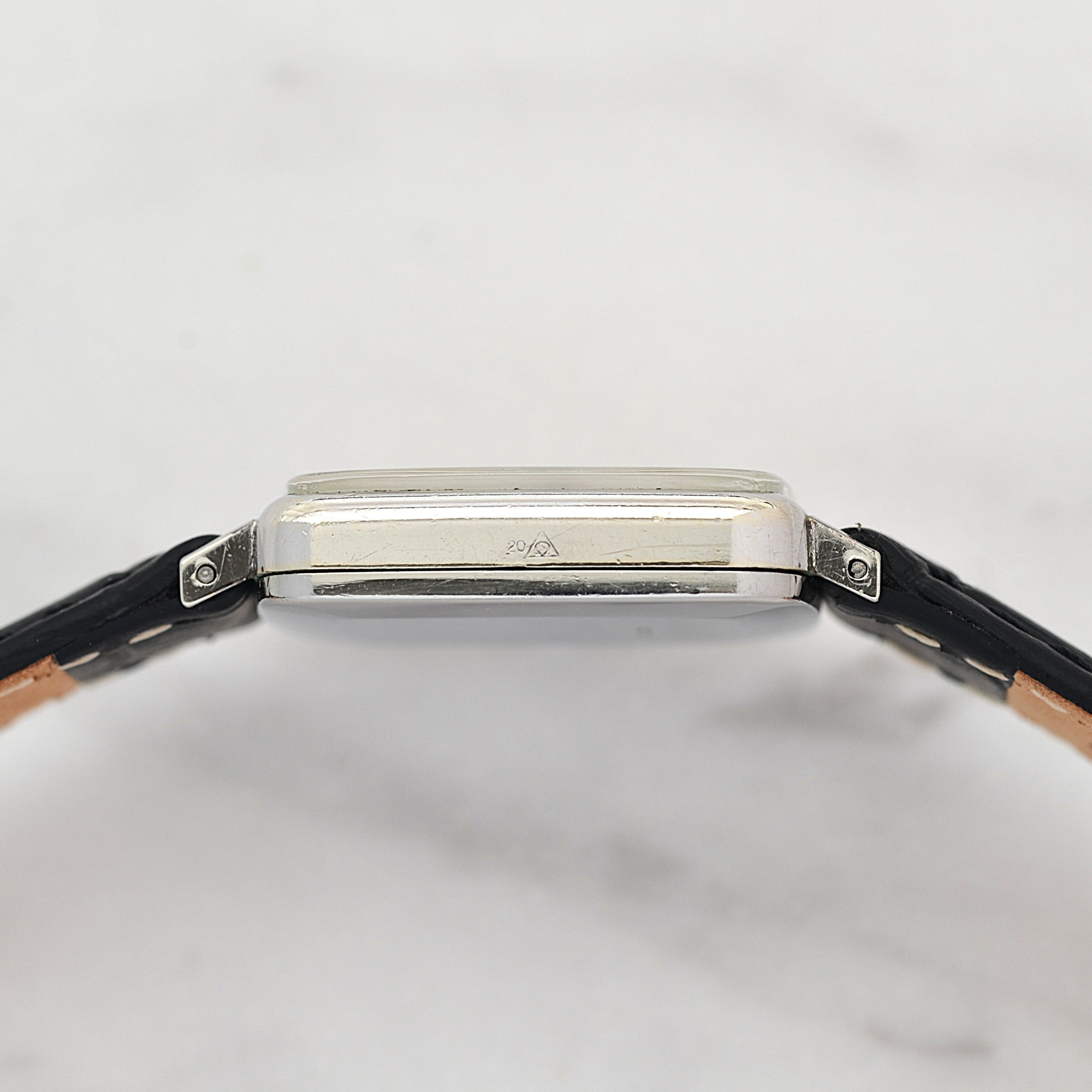 [Omega] 歐米茄日內瓦 WGP 方形銀色男士尺寸附正品扣