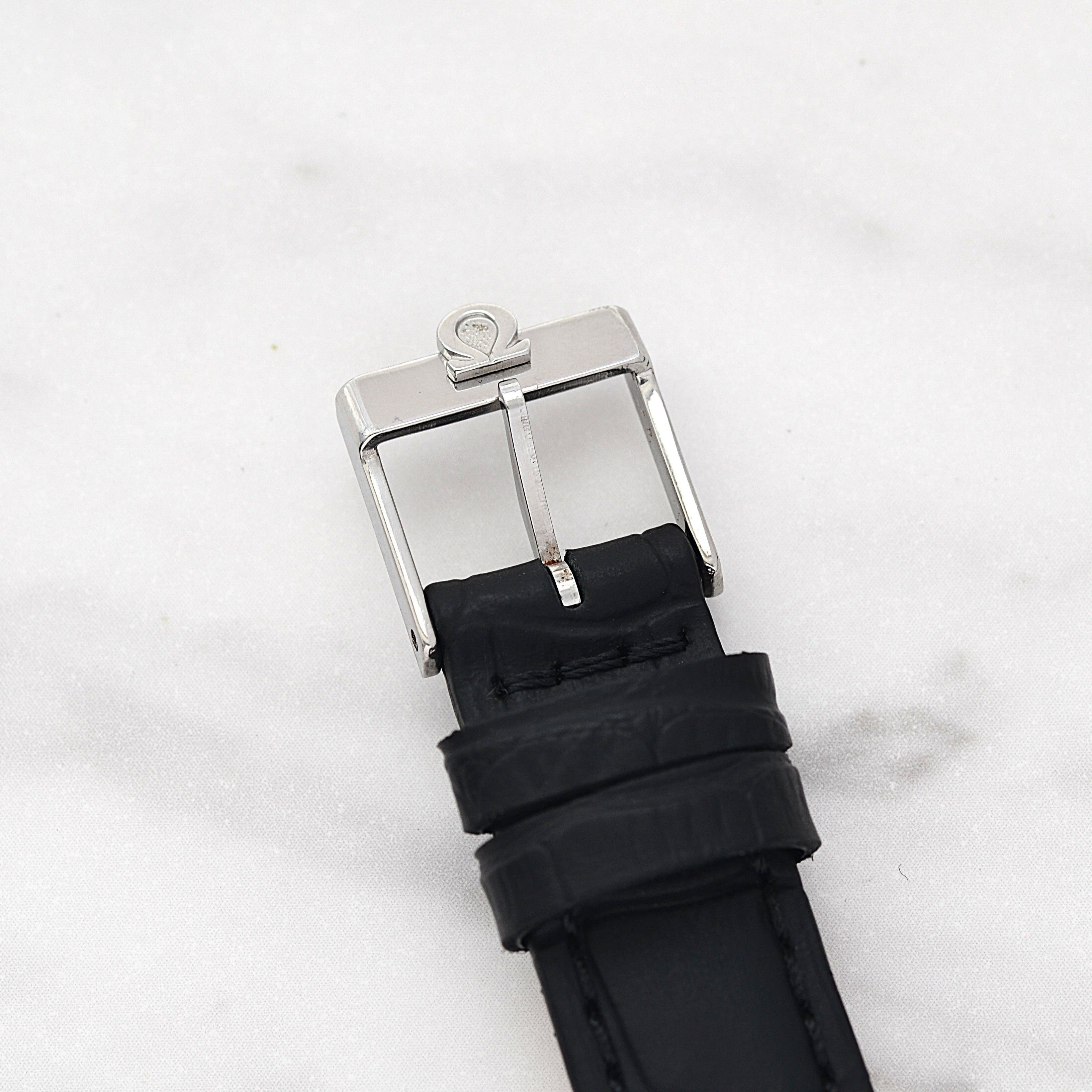 [Omega] 歐米茄日內瓦 WGP 方形銀色男士尺寸附正品扣