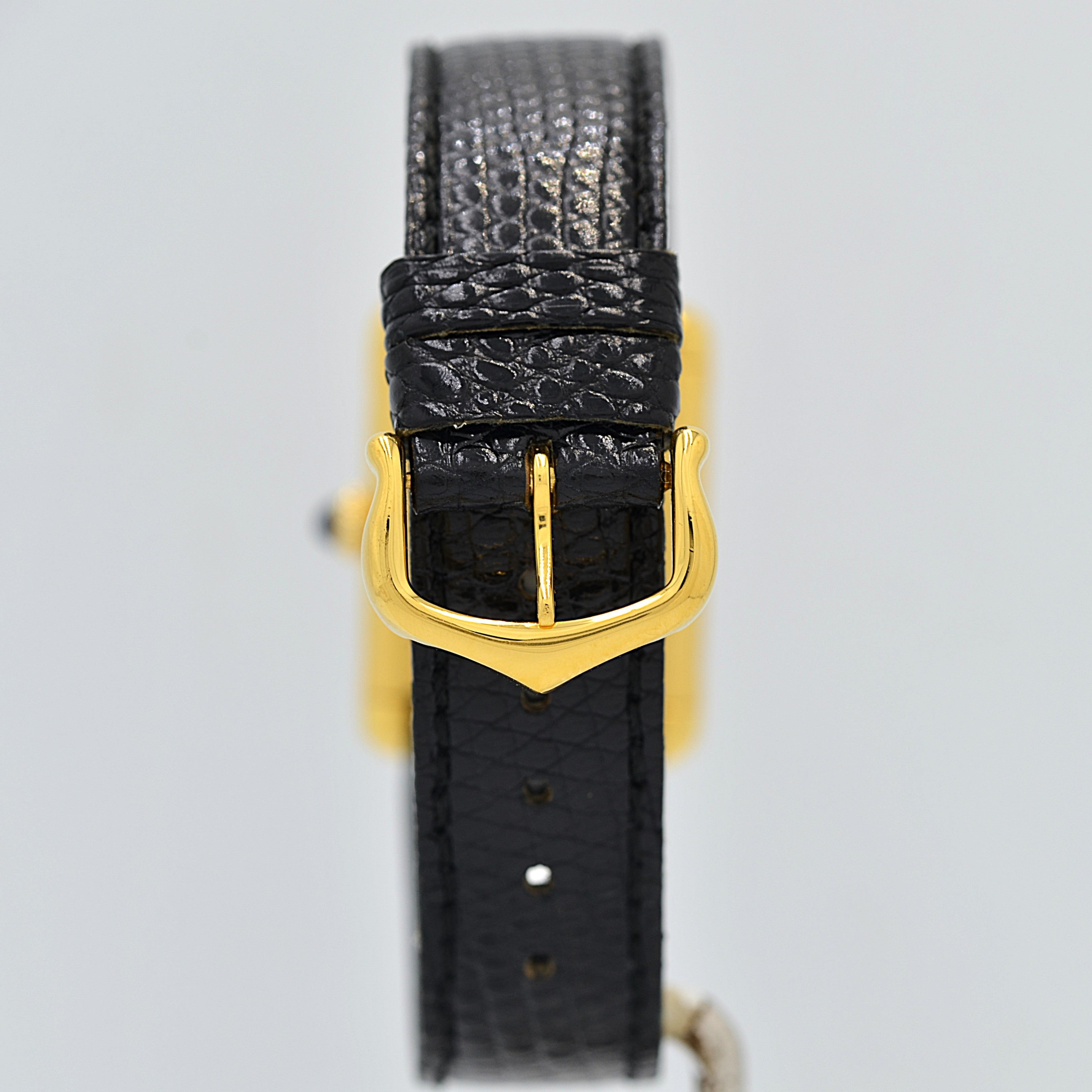 [Cartier] Cartier Must Tank SM Ivory Roman Manual Winding with Lifetime Warranty