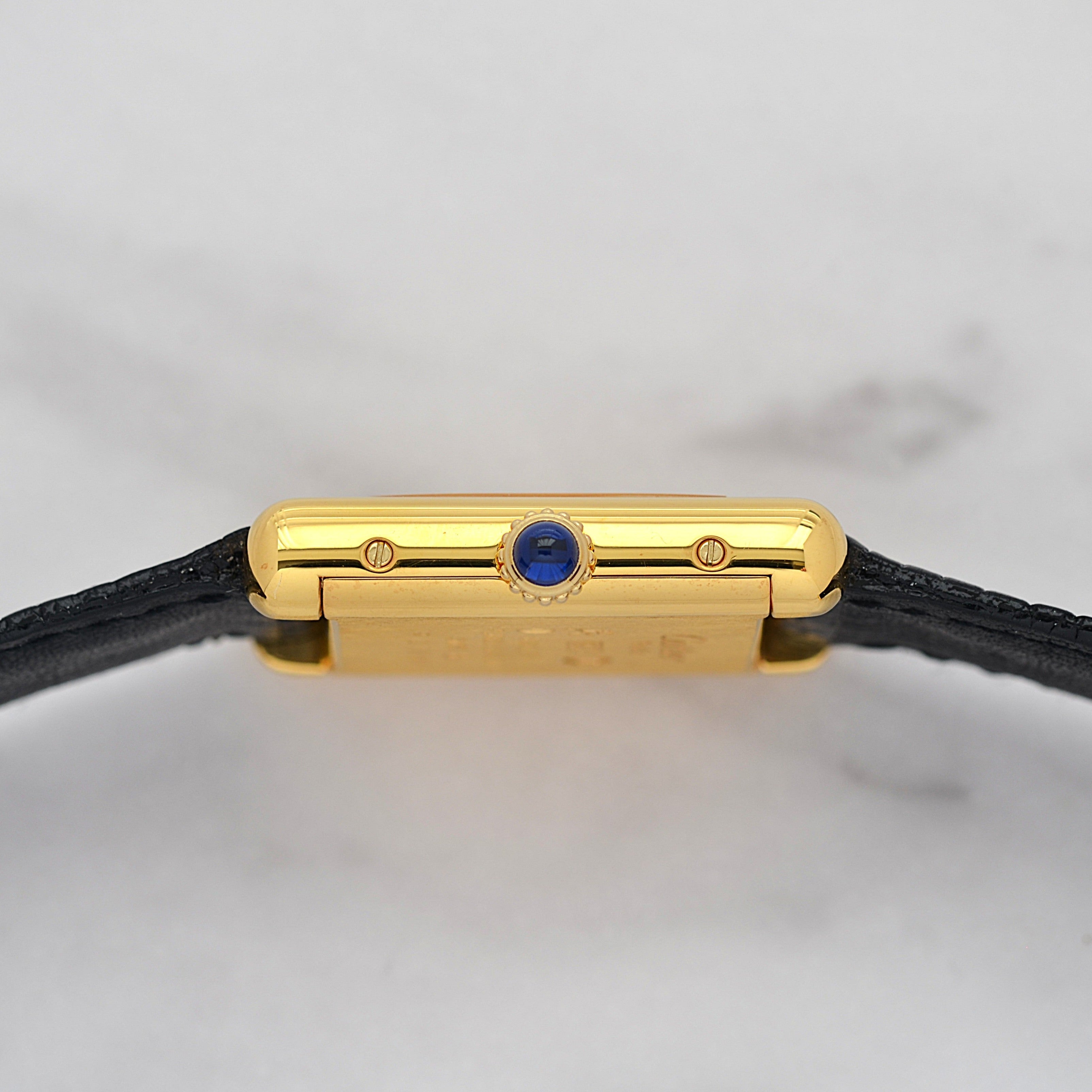 [Cartier] Cartier Must Tank SM Ivory Roman Manual Winding with Lifetime Warranty