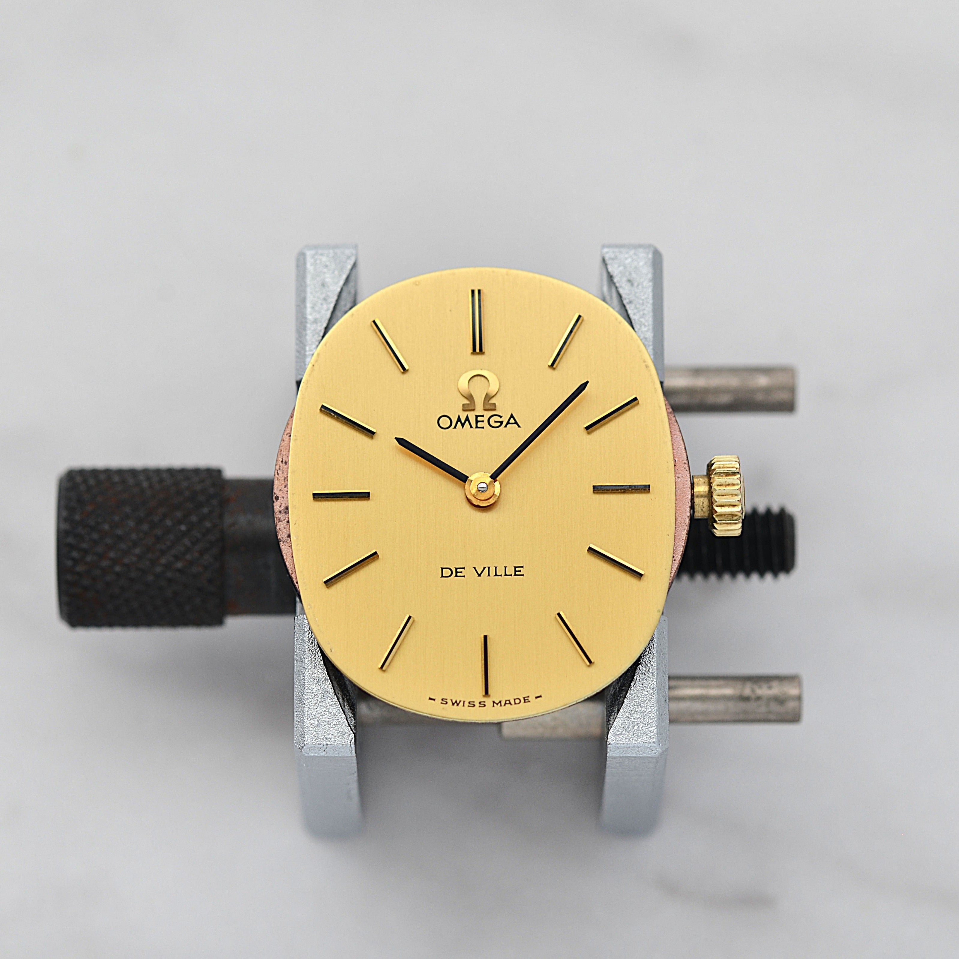 【OMEGA】オメガ デヴィル GP オーバル Gold 純正尾錠付き