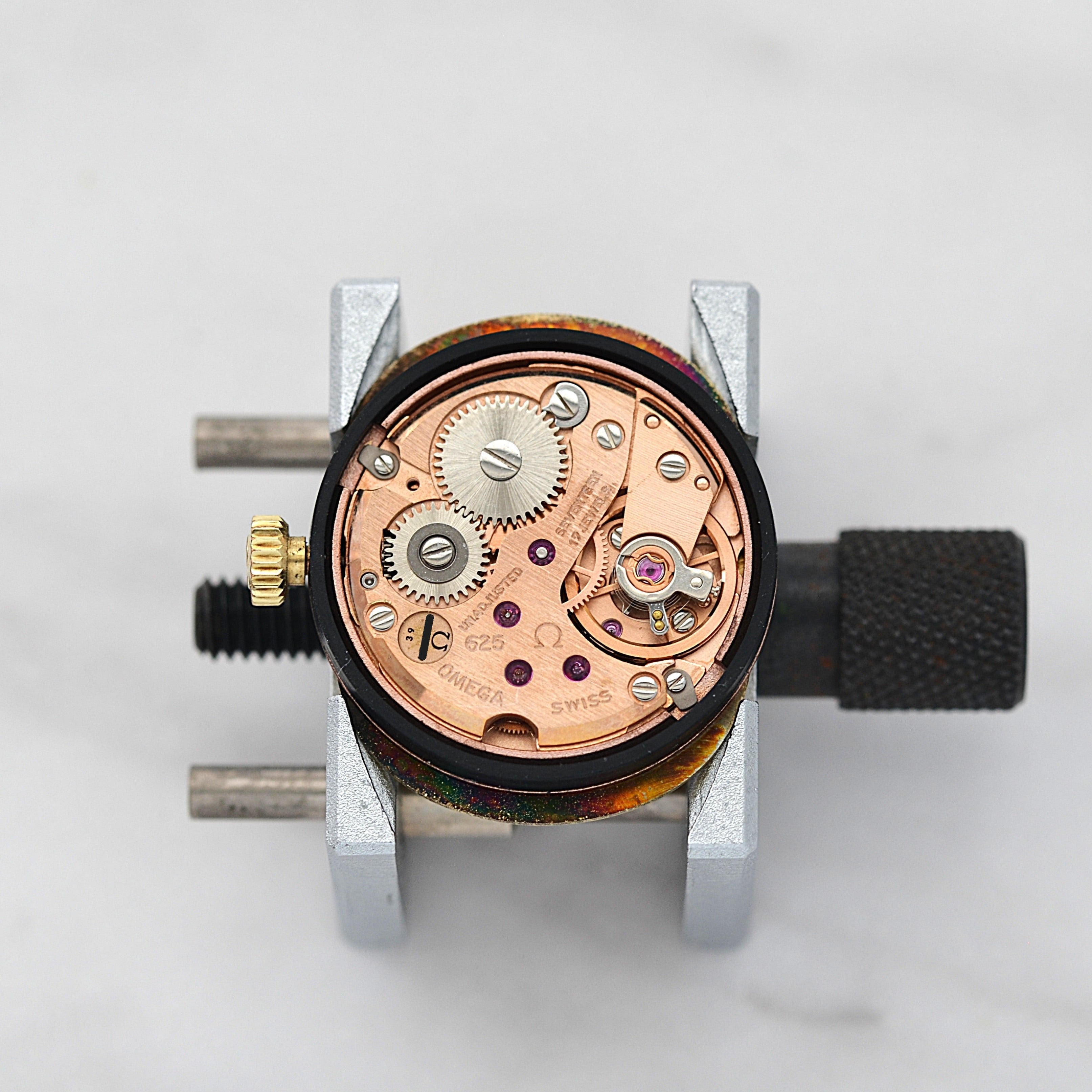 【OMEGA】オメガ デヴィル GP オーバル Gold 純正尾錠付き