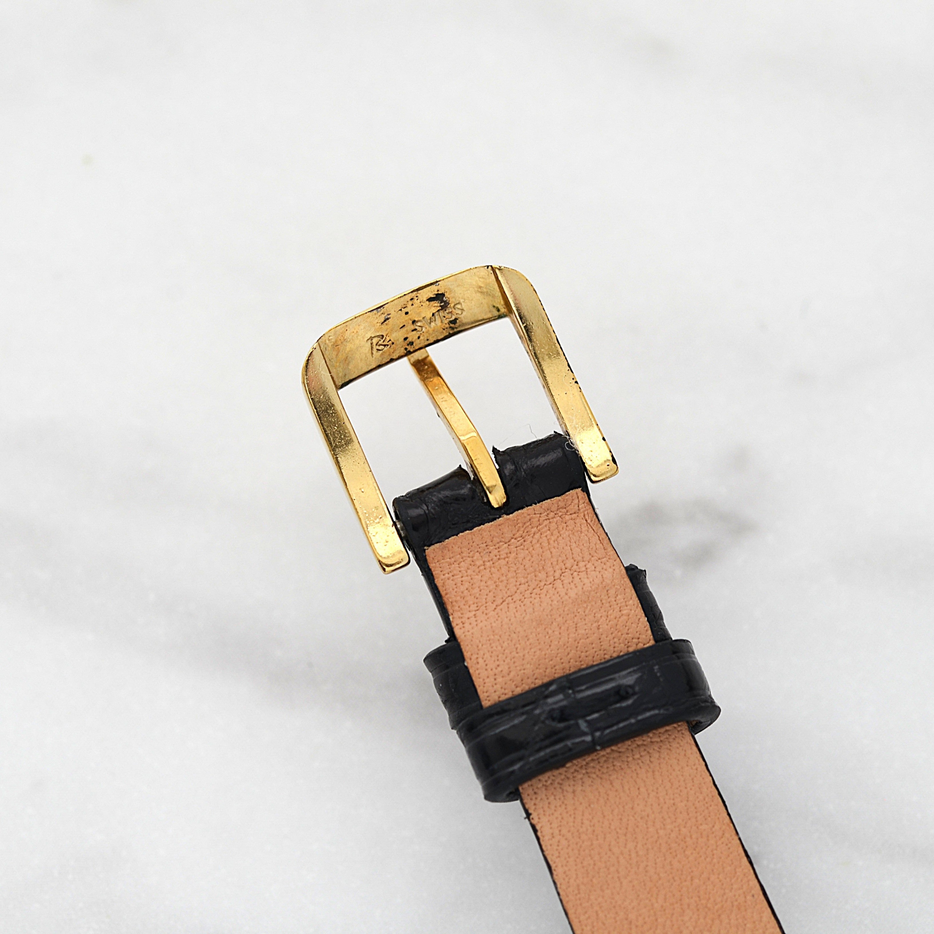 【OMEGA】オメガ デヴィル GP オーバル Gold 純正尾錠付き