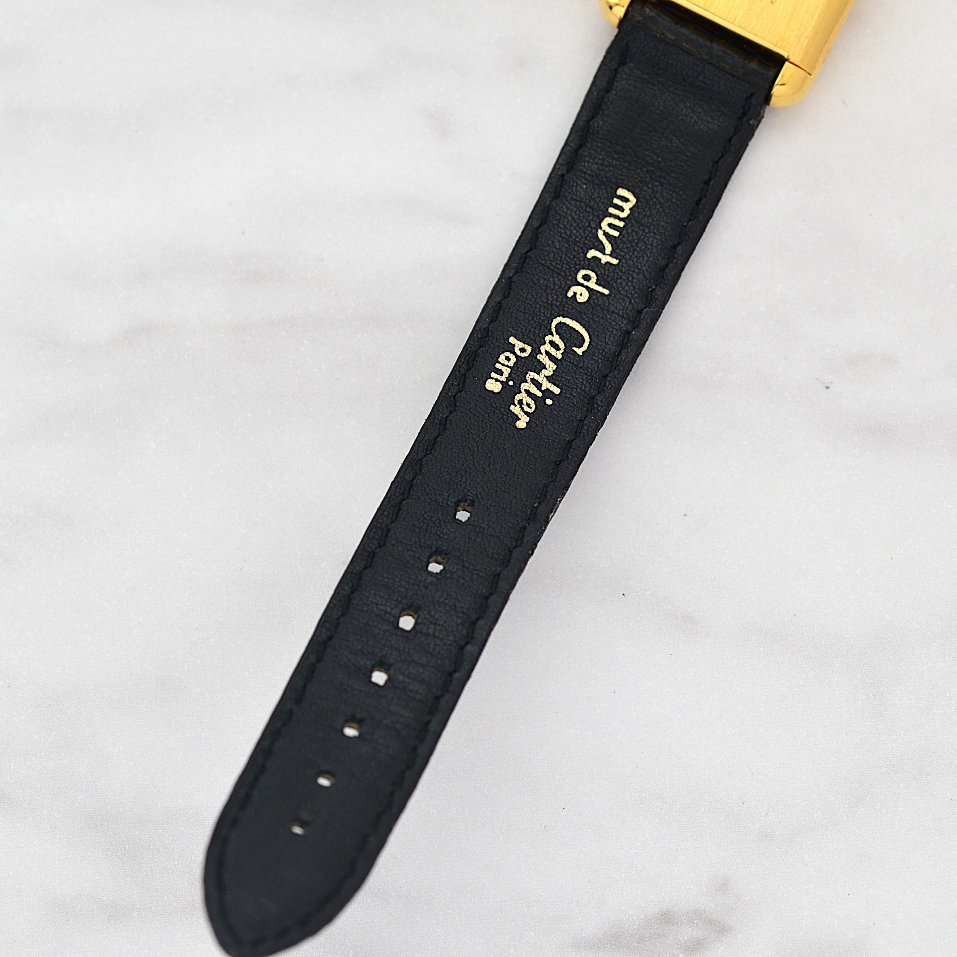 [Cartier] Cartier Must Tank SM Ivory Roman Manual Winding with Lifetime Warranty