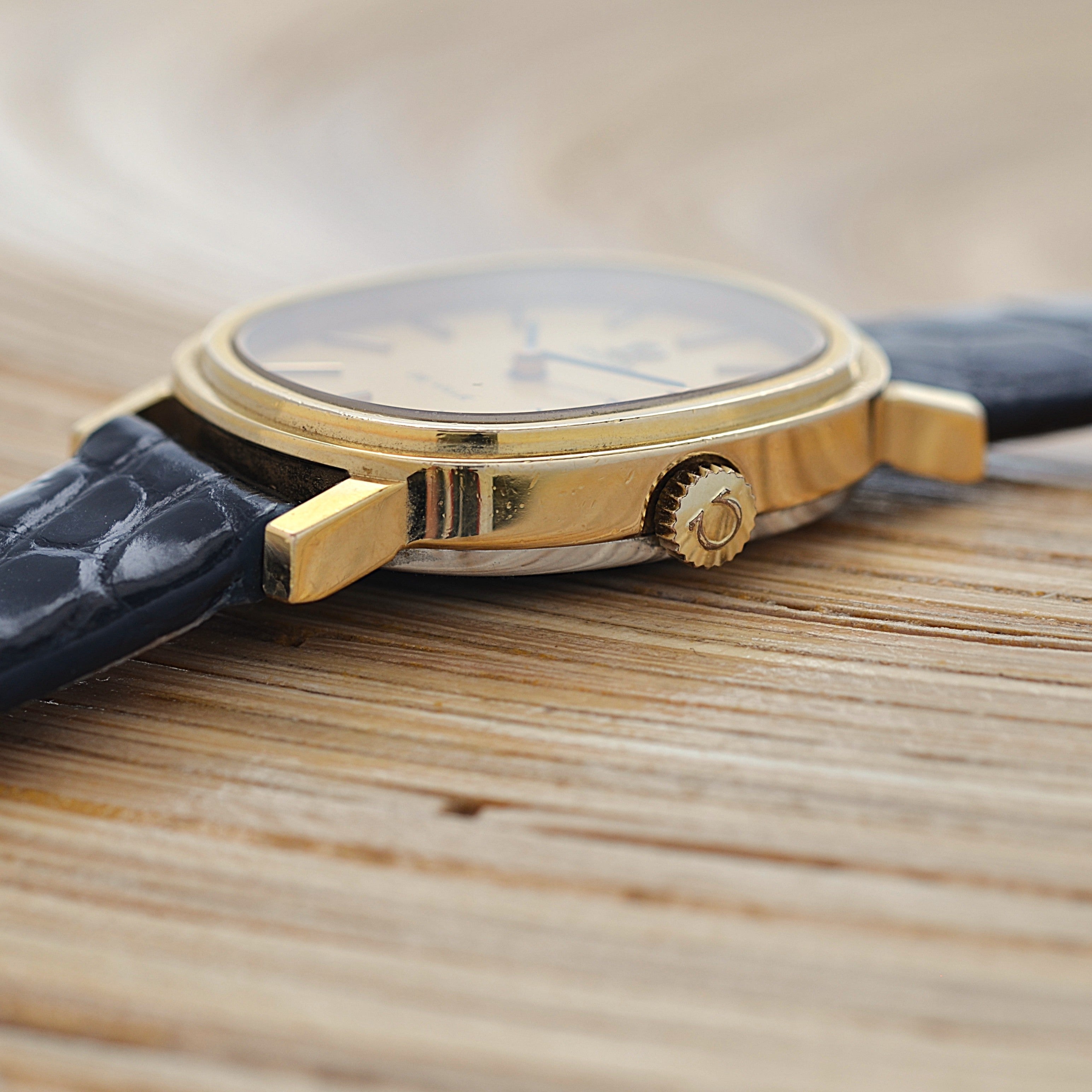 【OMEGA】オメガ デヴィル GP オーバル Gold 純正尾錠付き