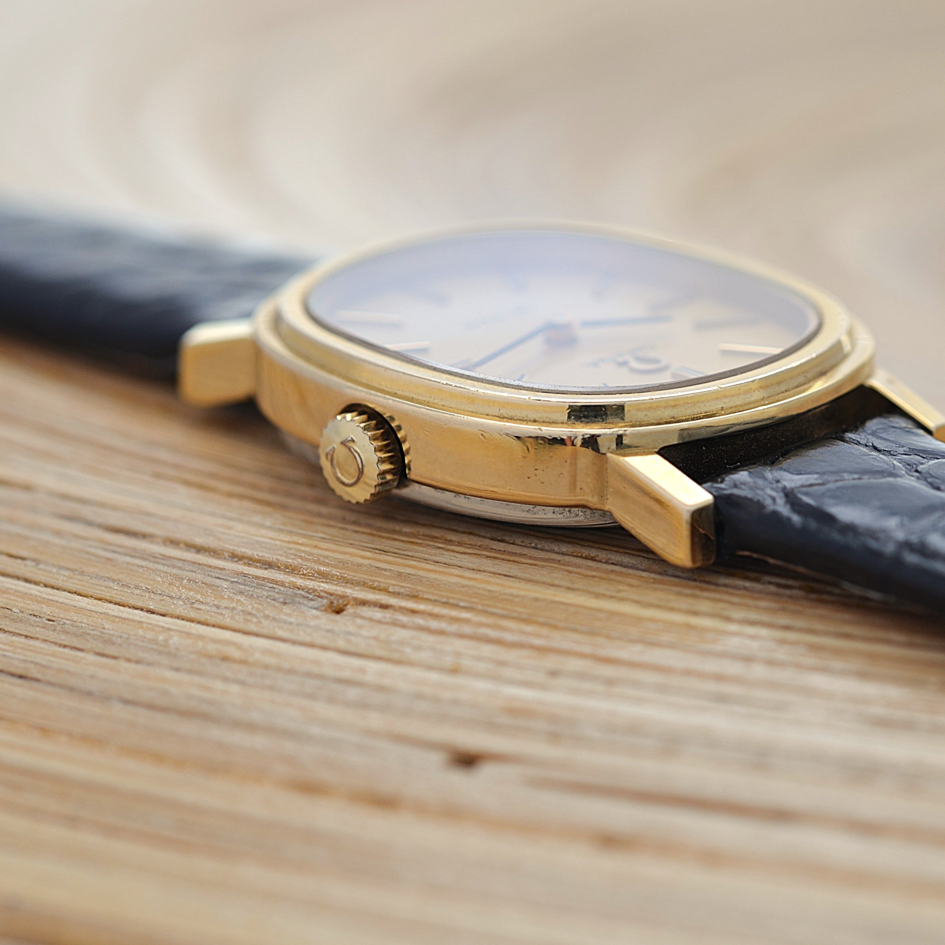 【OMEGA】オメガ デヴィル GP オーバル Gold 純正尾錠付き