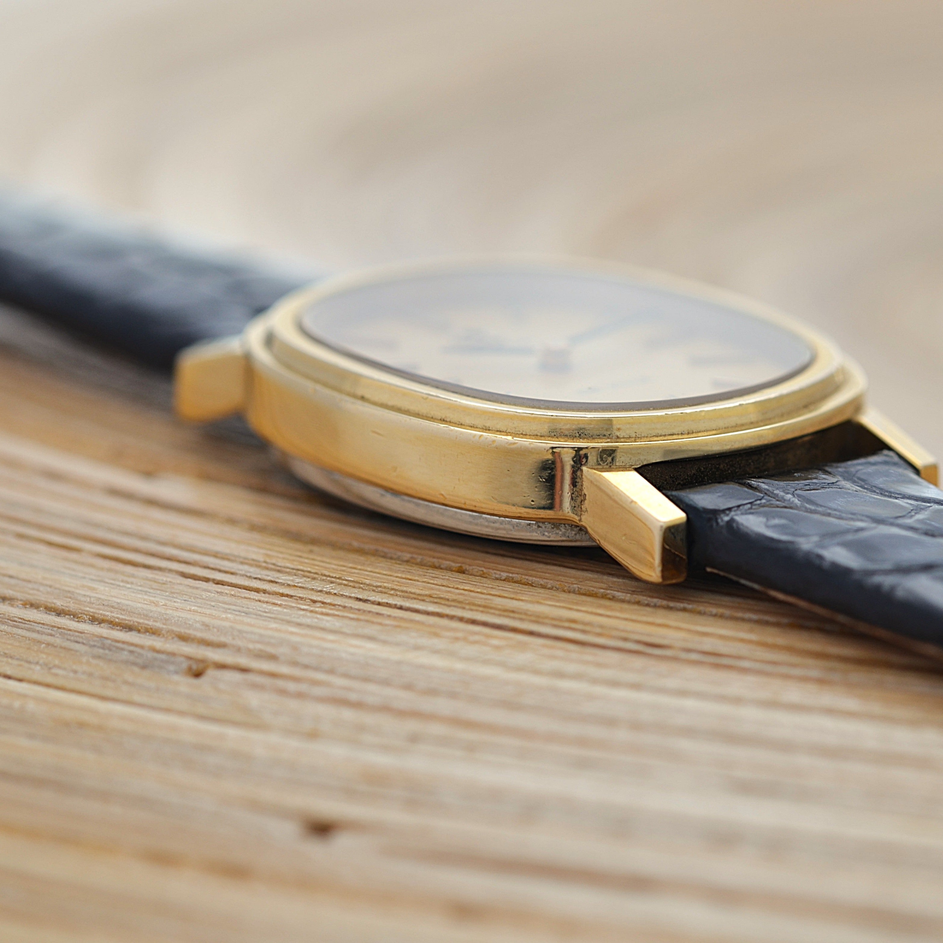 【OMEGA】オメガ デヴィル GP オーバル Gold 純正尾錠付き