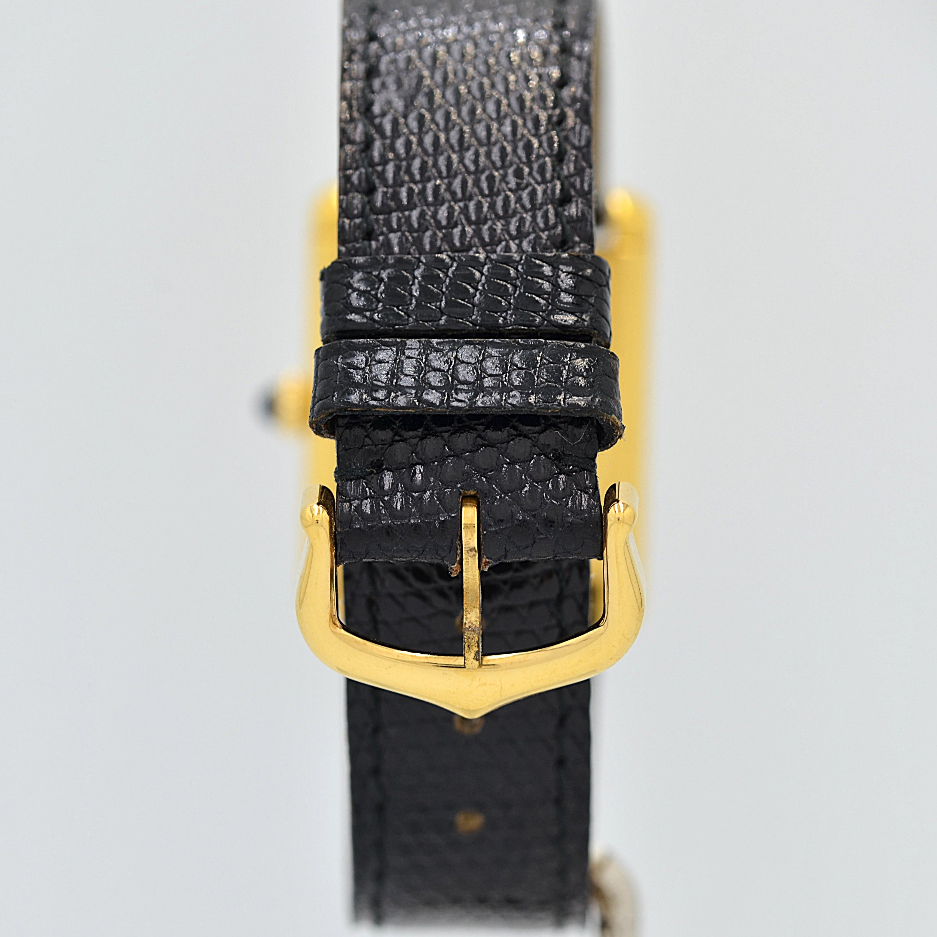 [Cartier] Cartier Must Tank LM Ivory Roma Manual Winding with Lifetime Warranty