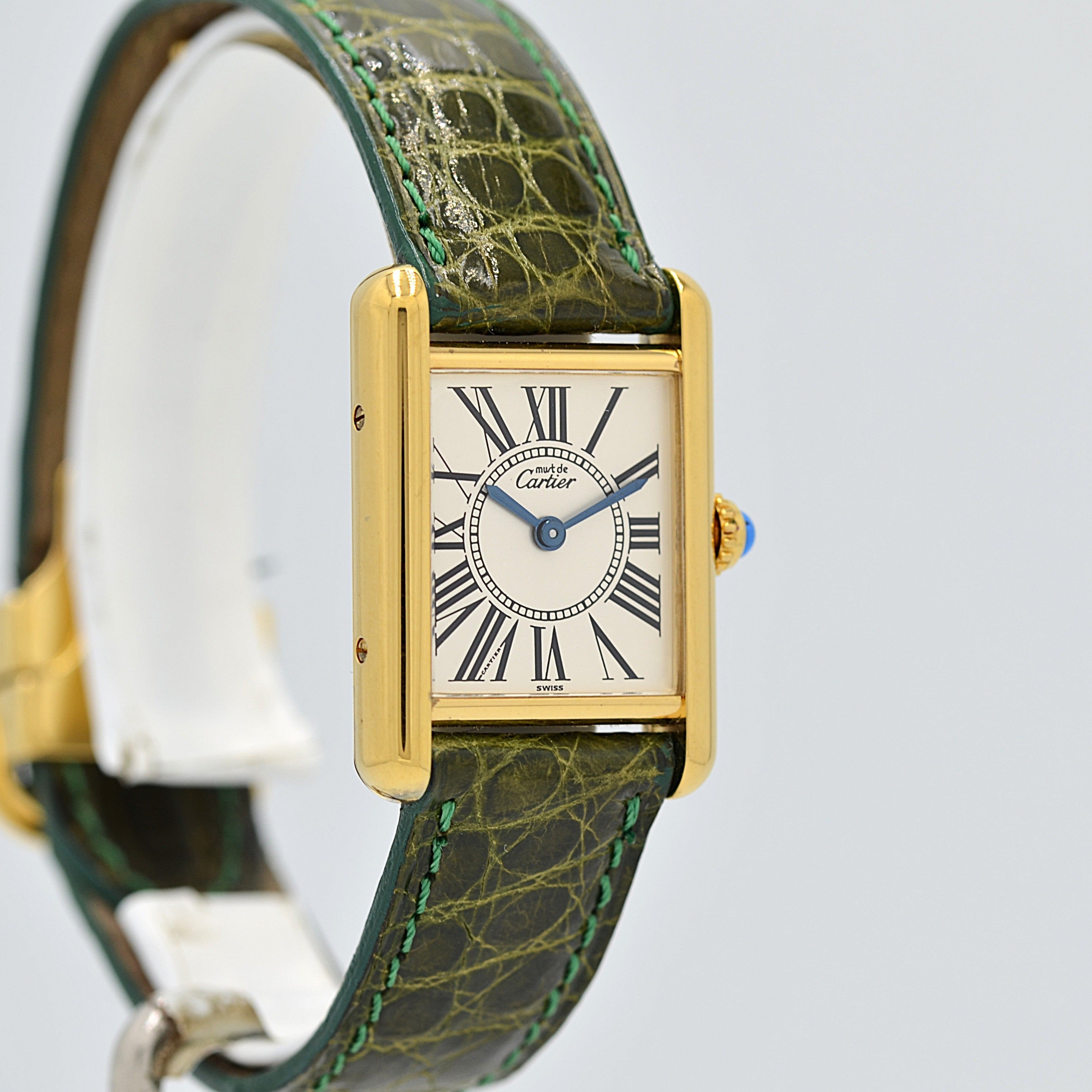 【Cartier】カルティエ マストタンク SMオパラン 純正Dバックル付き