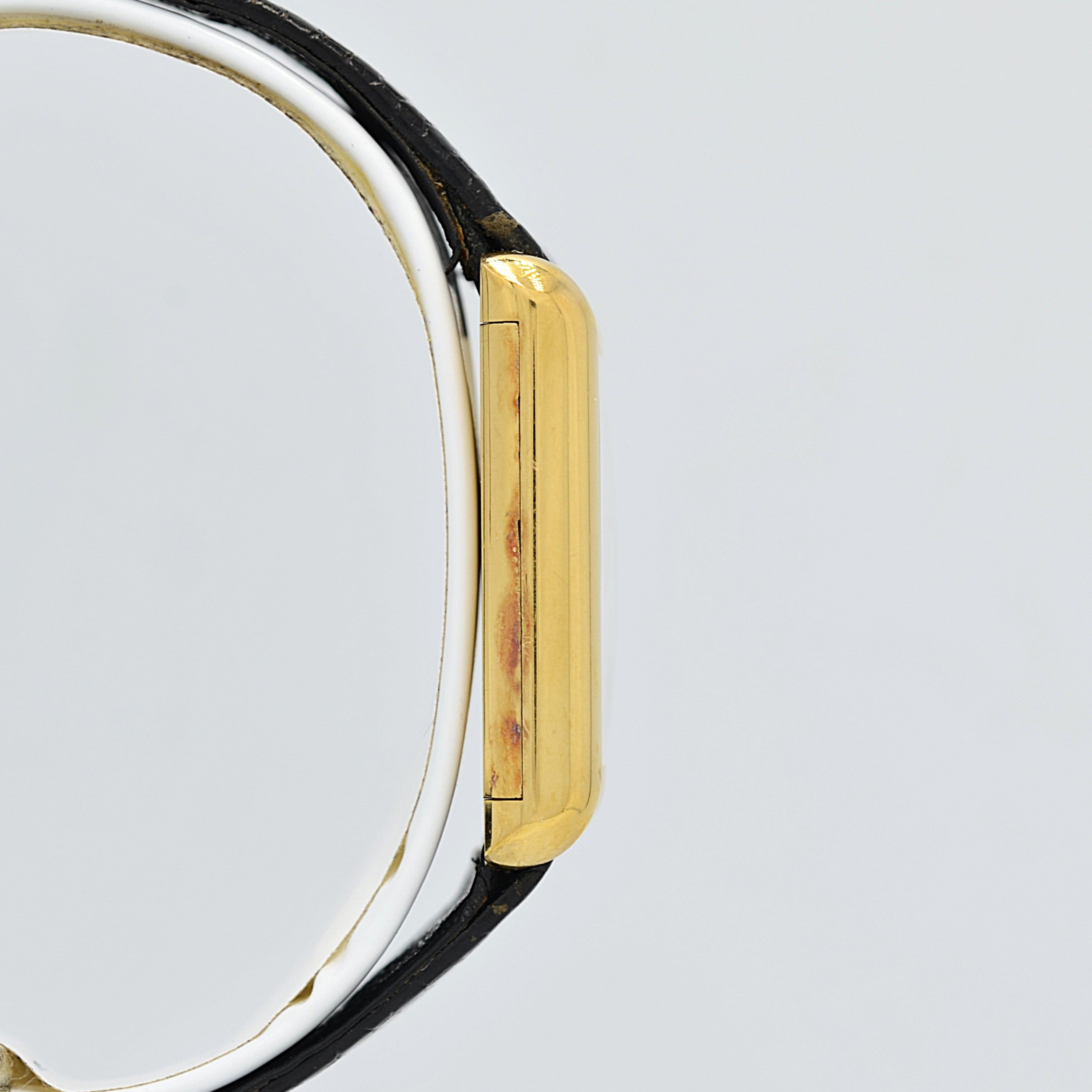 【Cartier】カルティエ マストタンクLM ホワイトローマ 手巻き Pre-must de TANK 北米仕様 カルティエ修理見積書付き