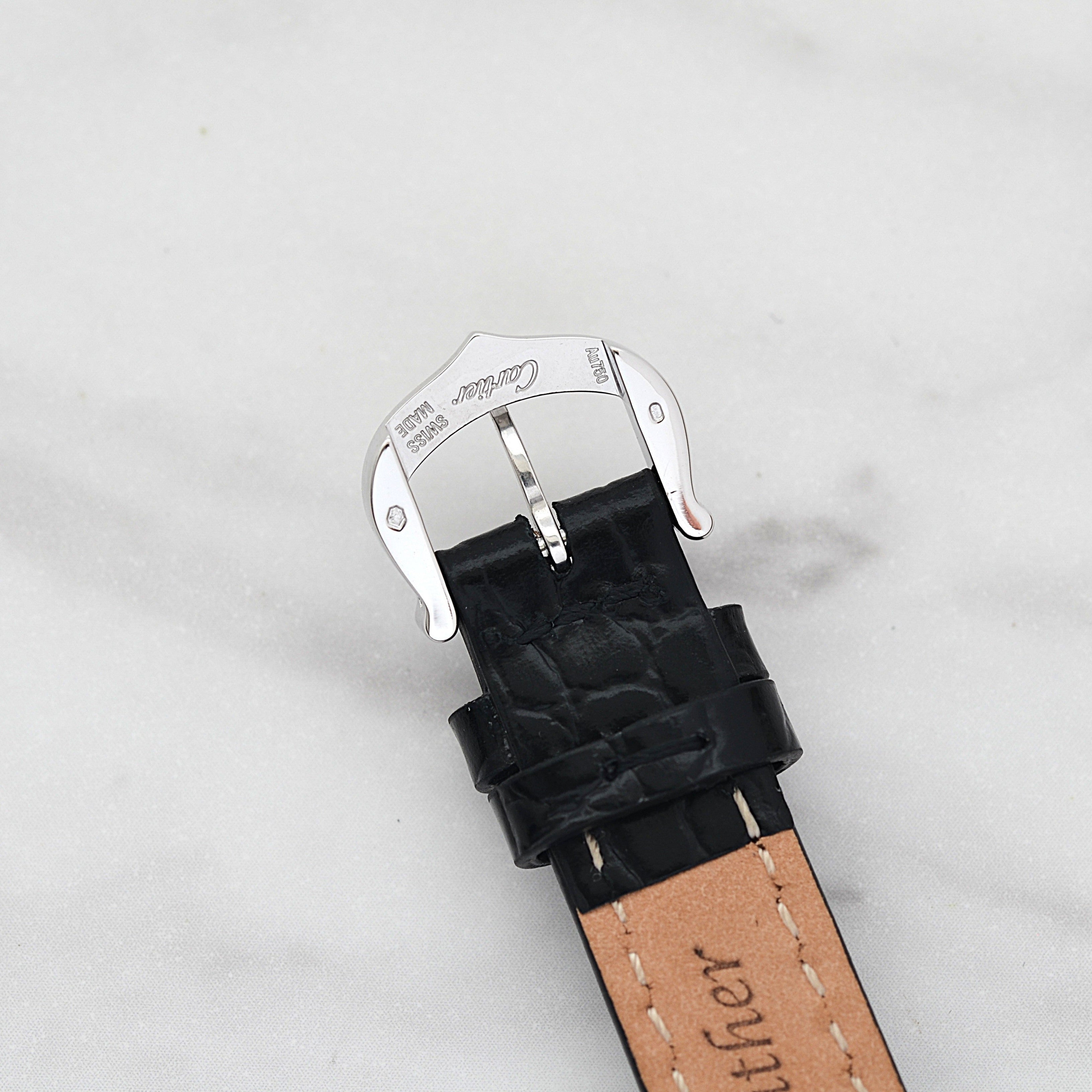 【Cartier】カルティエ タンクアメリカンSM 18KWG 付属品付き カルティエコンプリートサービス済み