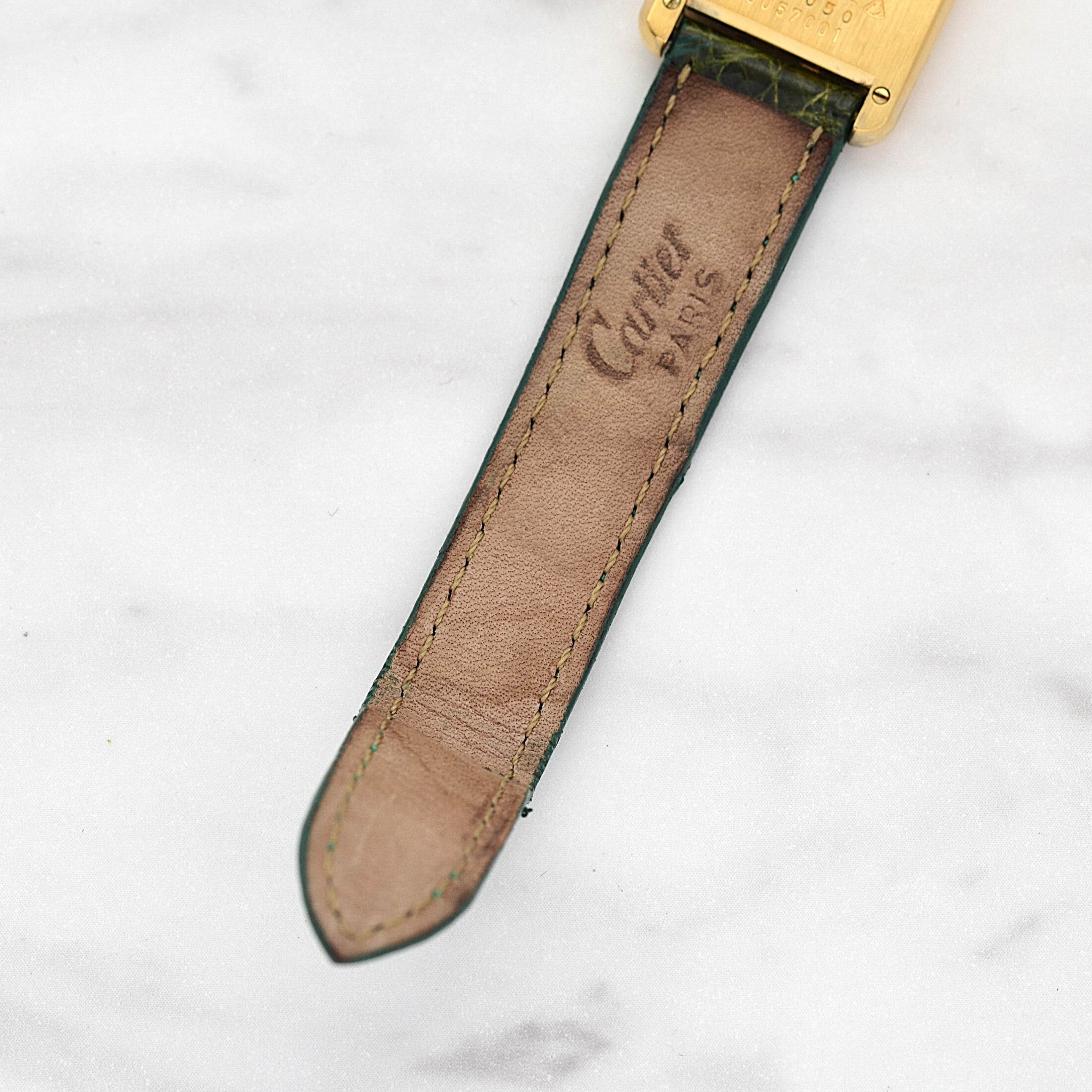 【Cartier】カルティエ マストタンク SMオパラン 純正Dバックル付き