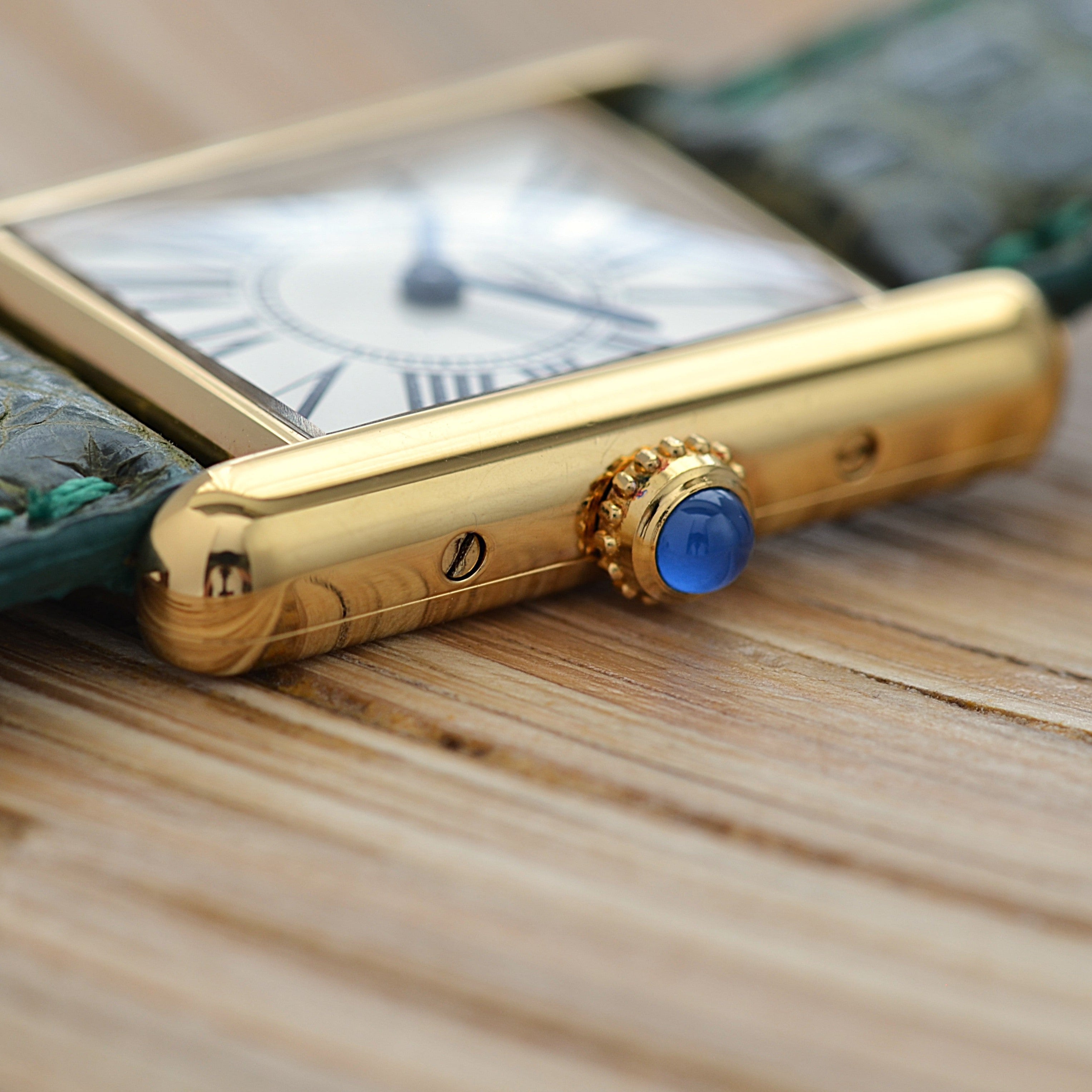 【Cartier】カルティエ マストタンク SMオパラン 純正Dバックル付き