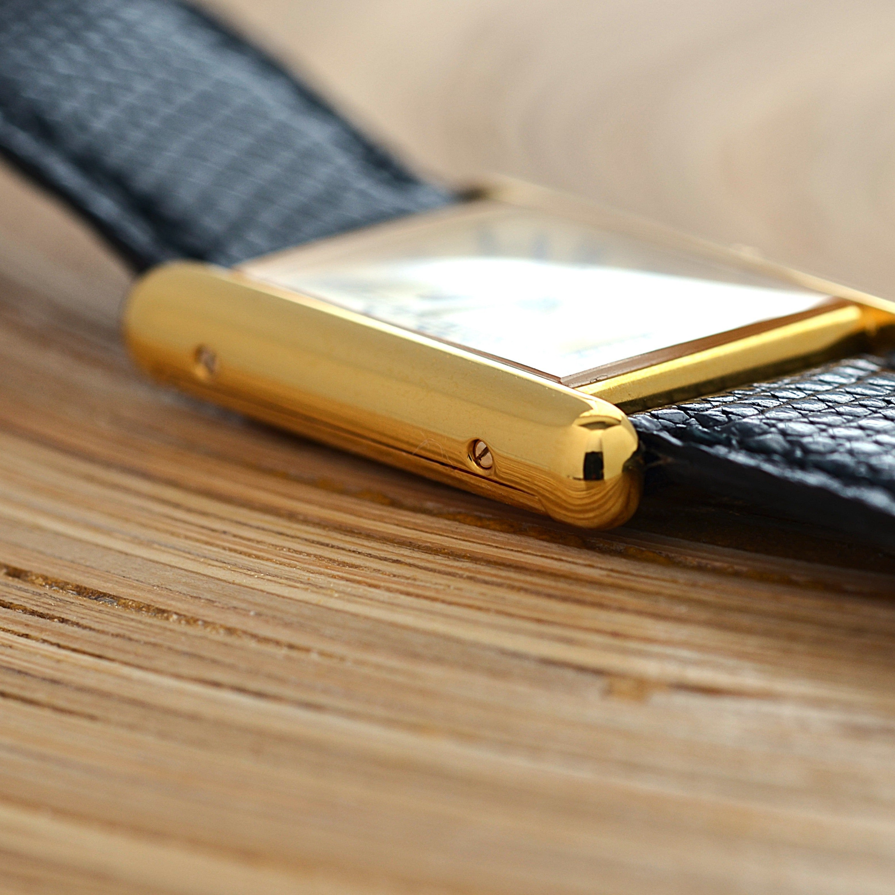 [Cartier] Cartier Must Tank LM Ivory Roma Manual Winding with Lifetime Warranty