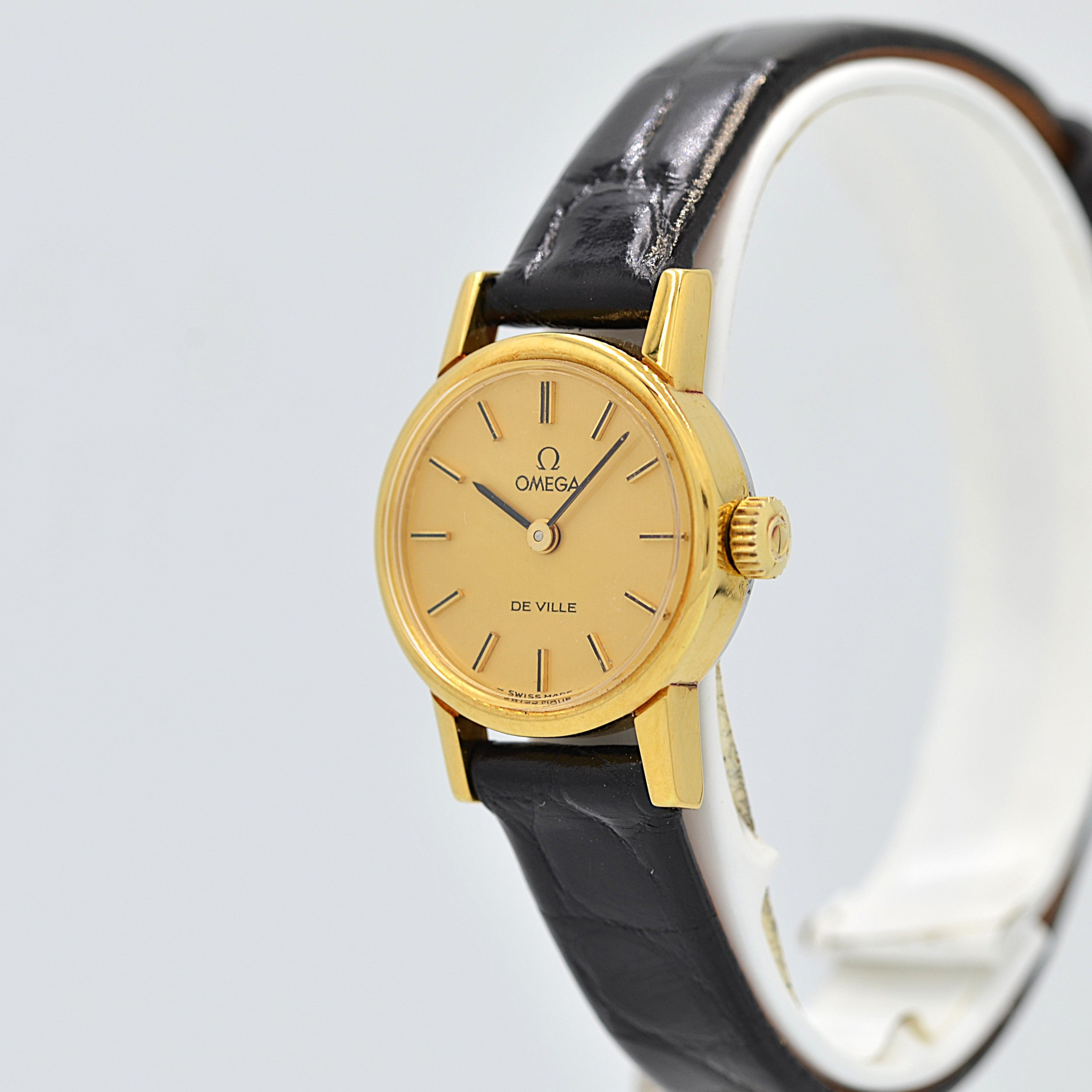 【OMEGA】オメガ デヴィル GP ラウンド Gold デッドストック