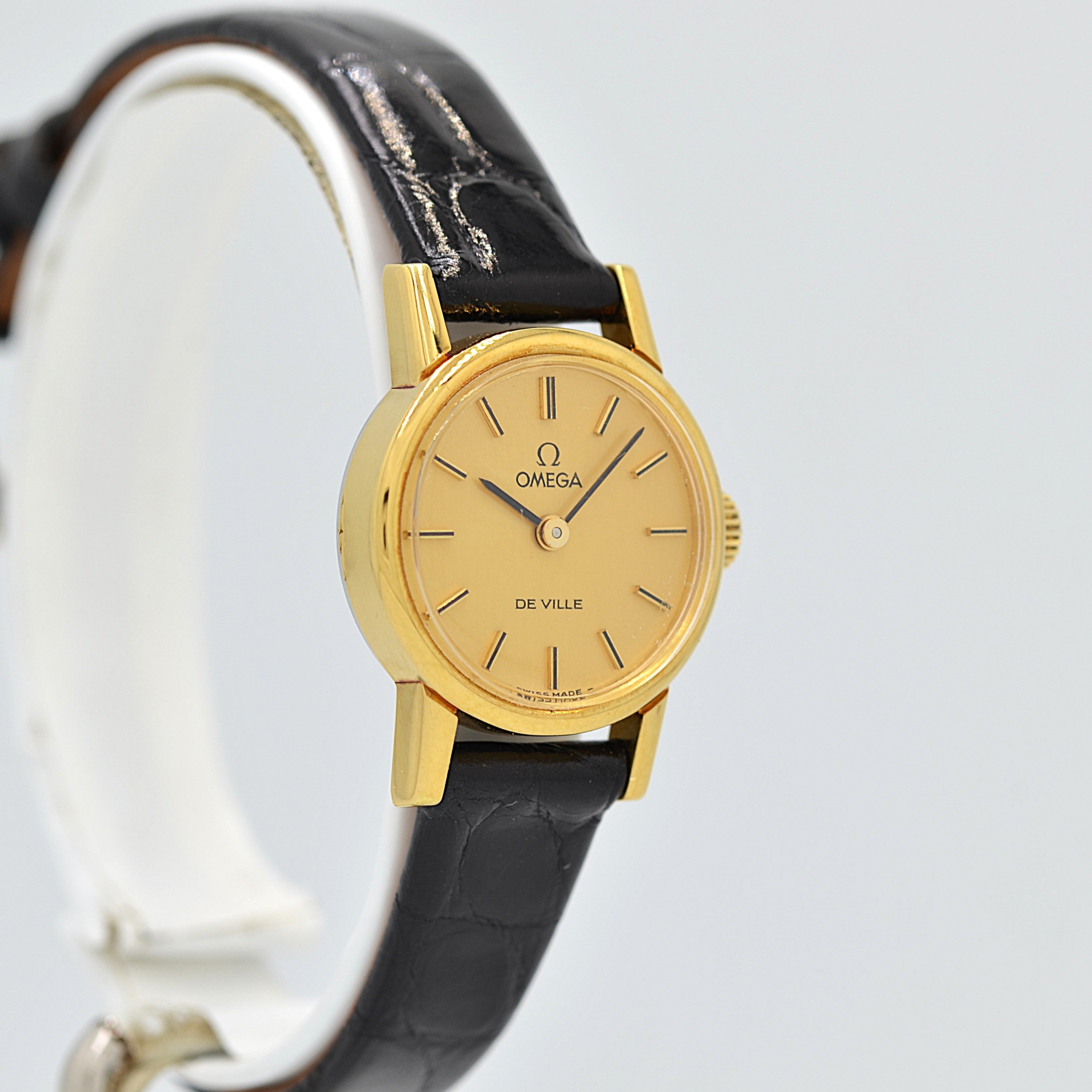 【OMEGA】オメガ デヴィル GP ラウンド Gold デッドストック