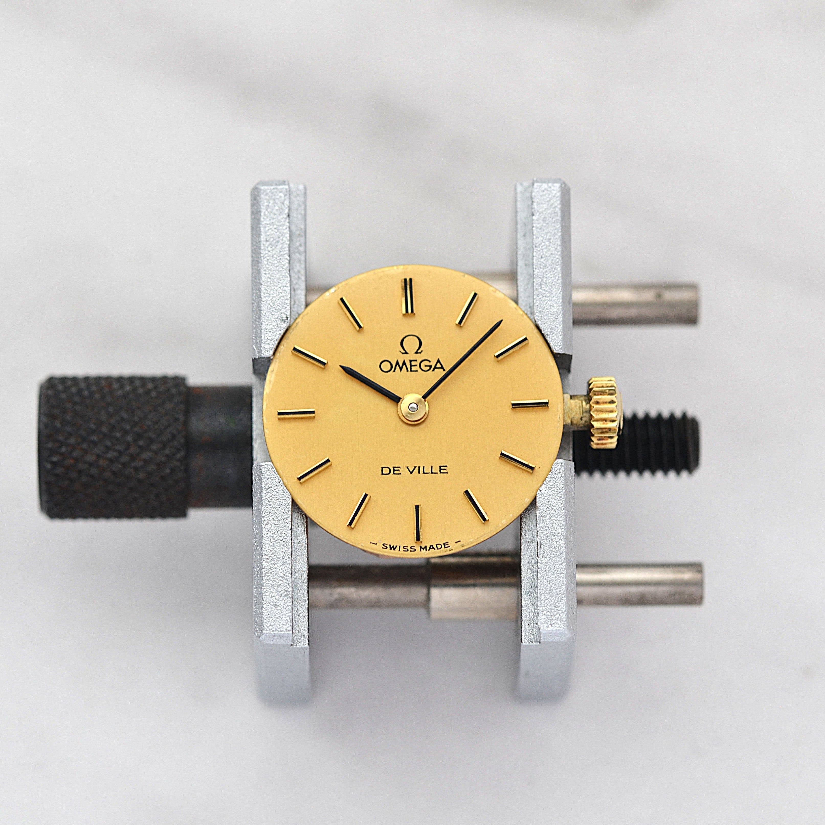 【OMEGA】オメガ デヴィル GP ラウンド Gold デッドストック