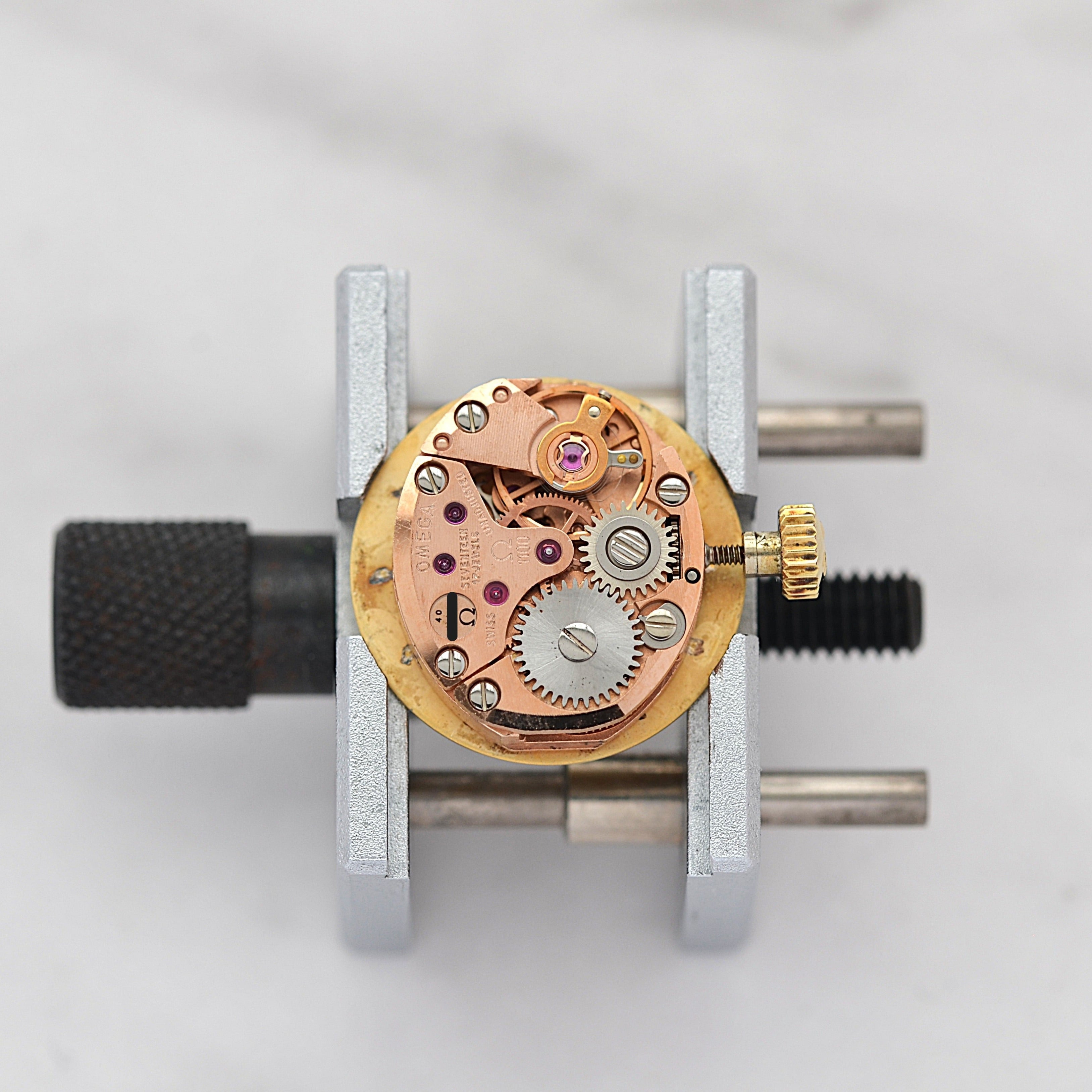 【OMEGA】オメガ デヴィル GP ラウンド Gold デッドストック