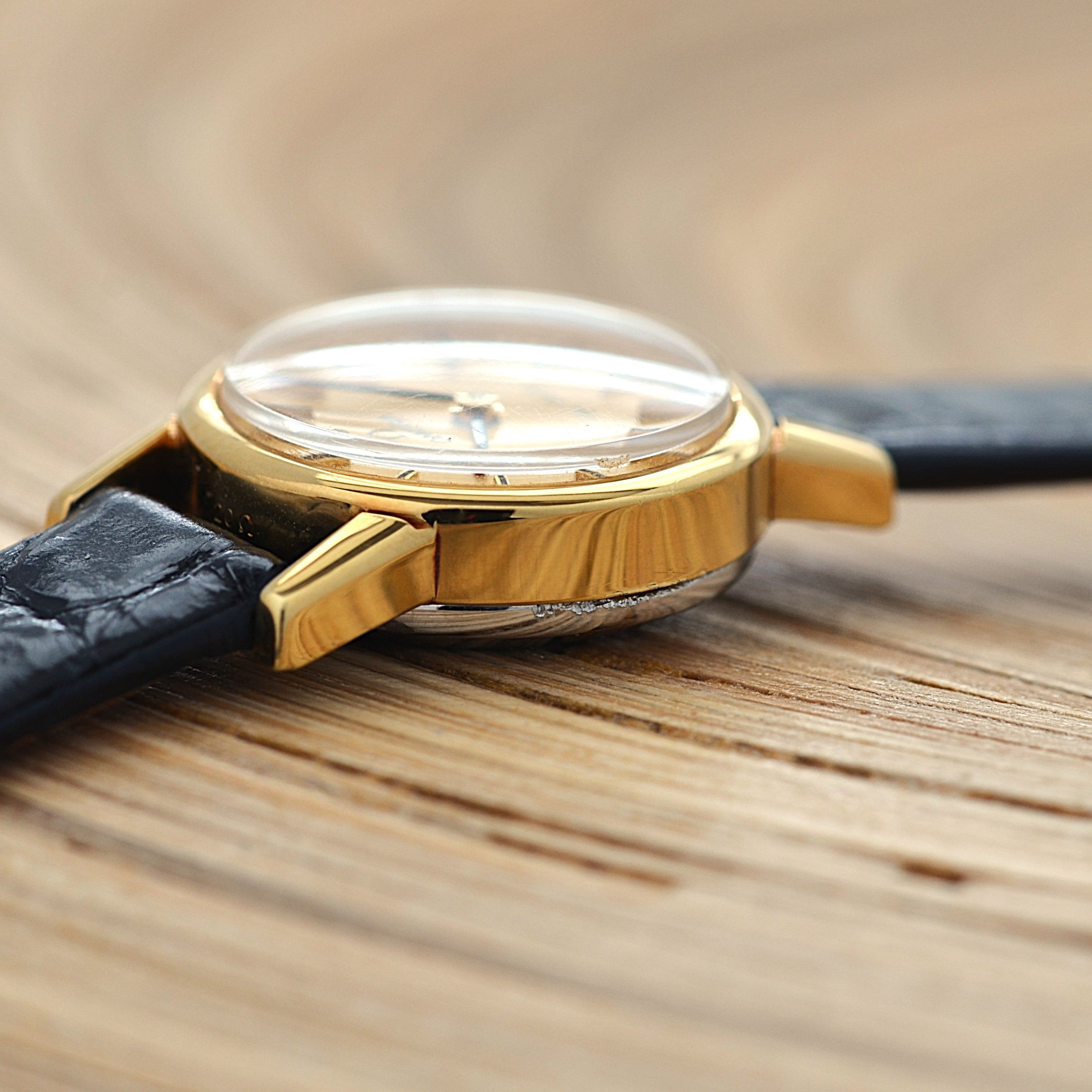 【OMEGA】オメガ デヴィル GP ラウンド Gold デッドストック