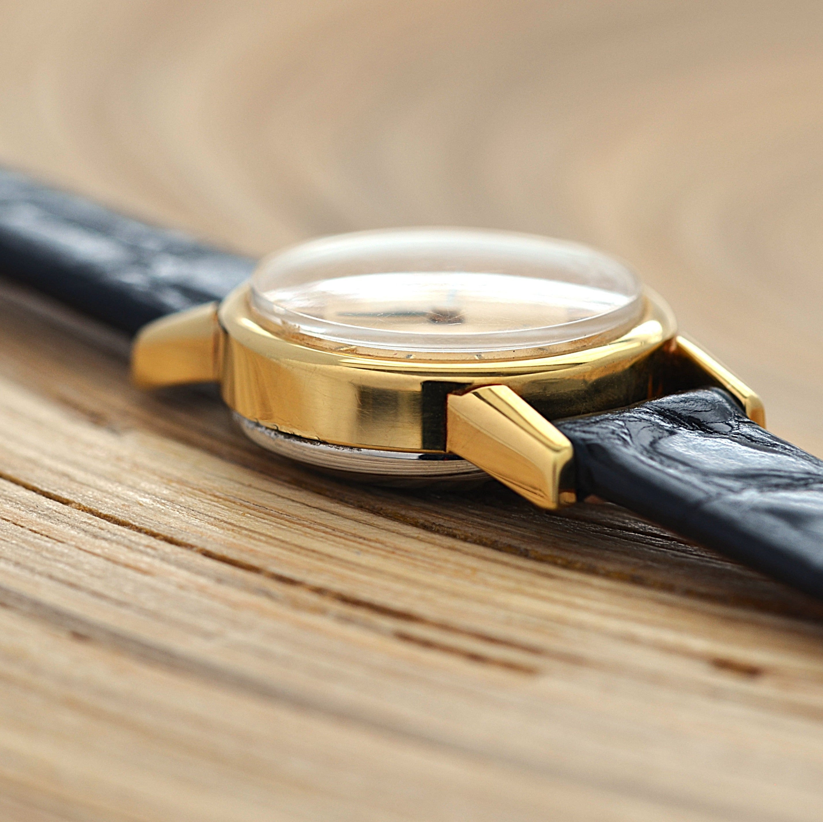 【OMEGA】オメガ デヴィル GP ラウンド Gold デッドストック