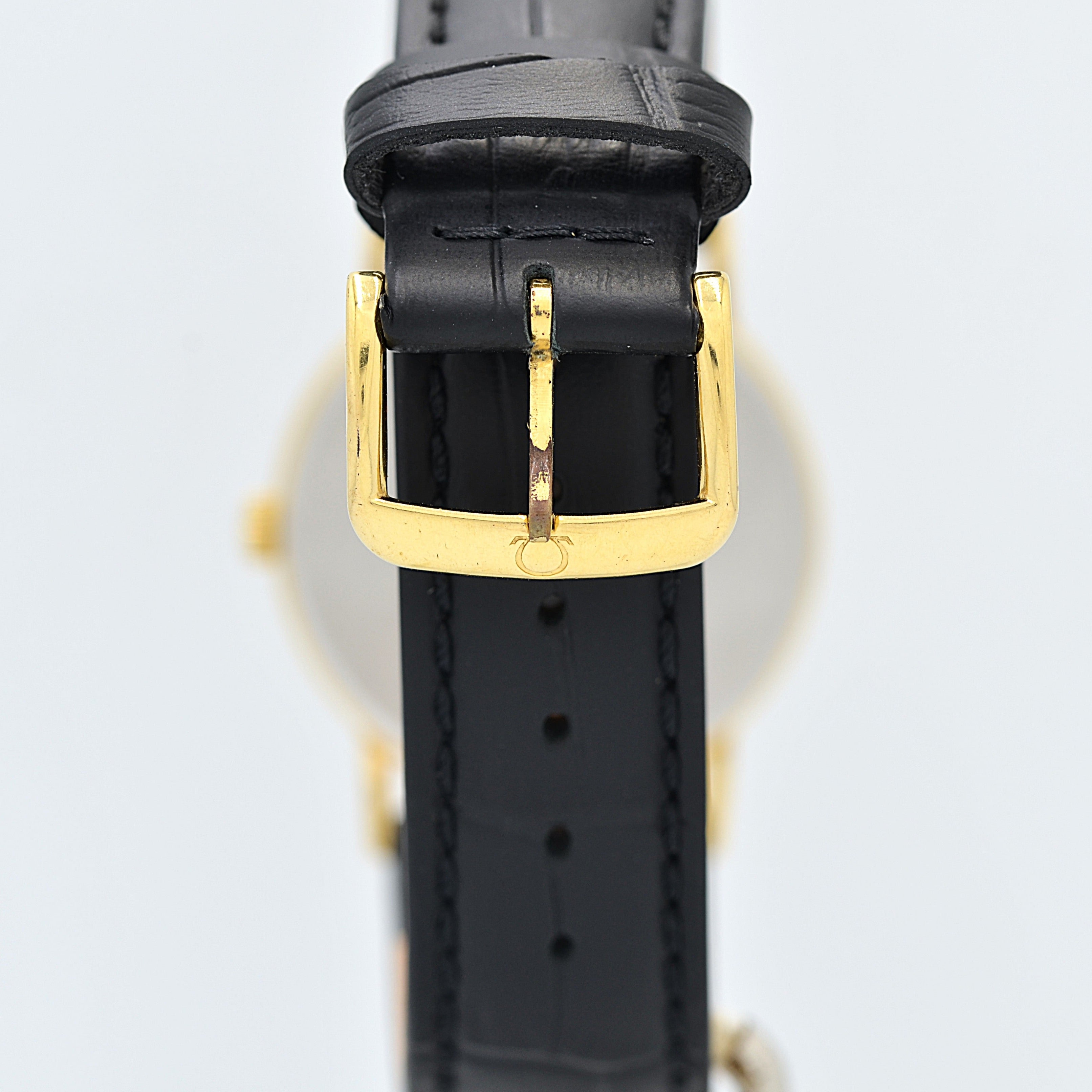 [Omega] 歐米茄碟飛系列 GP 圓形金錶帶正品錶扣