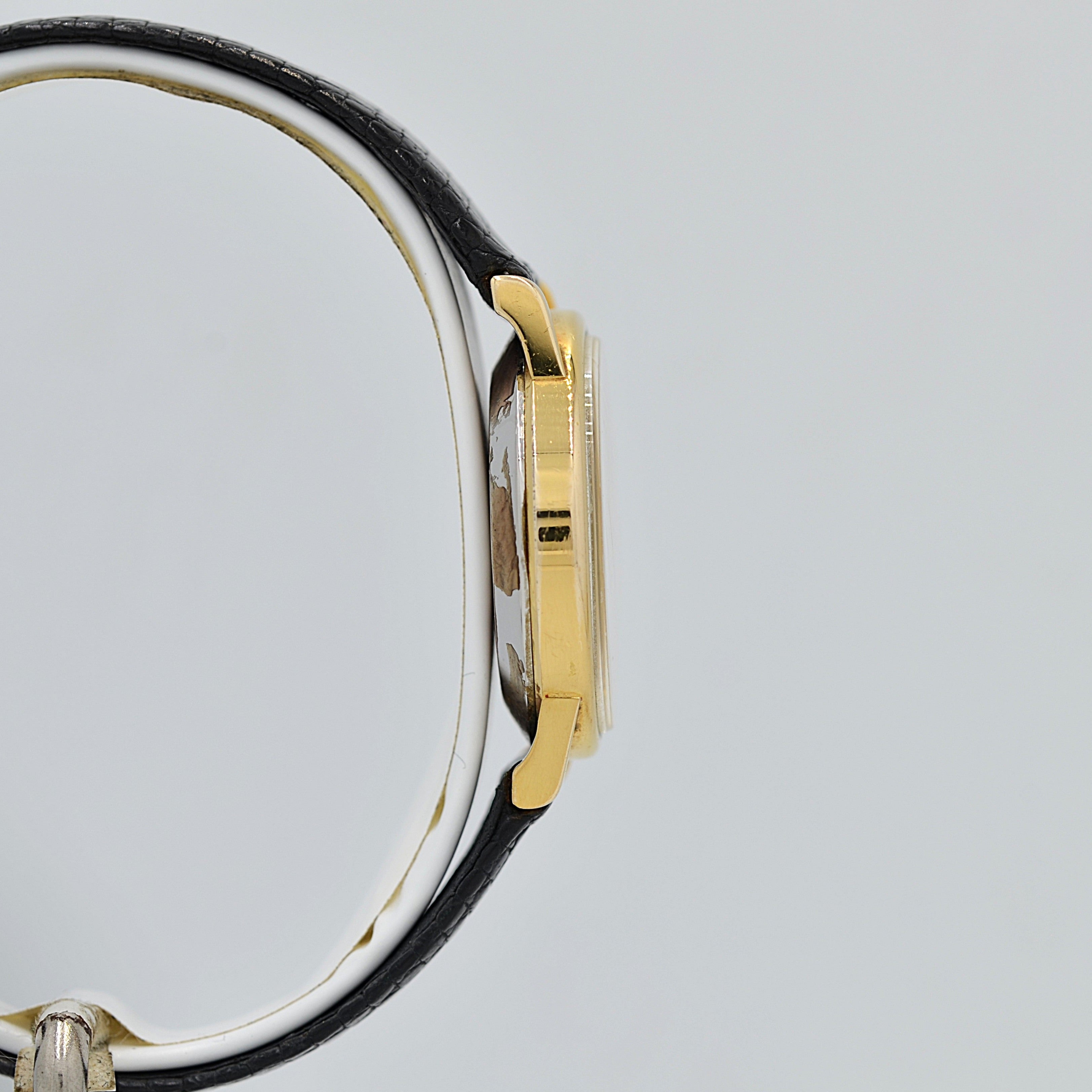 【OMEGA】オメガ デヴィル GP ラウンド White Arabic デッドストック