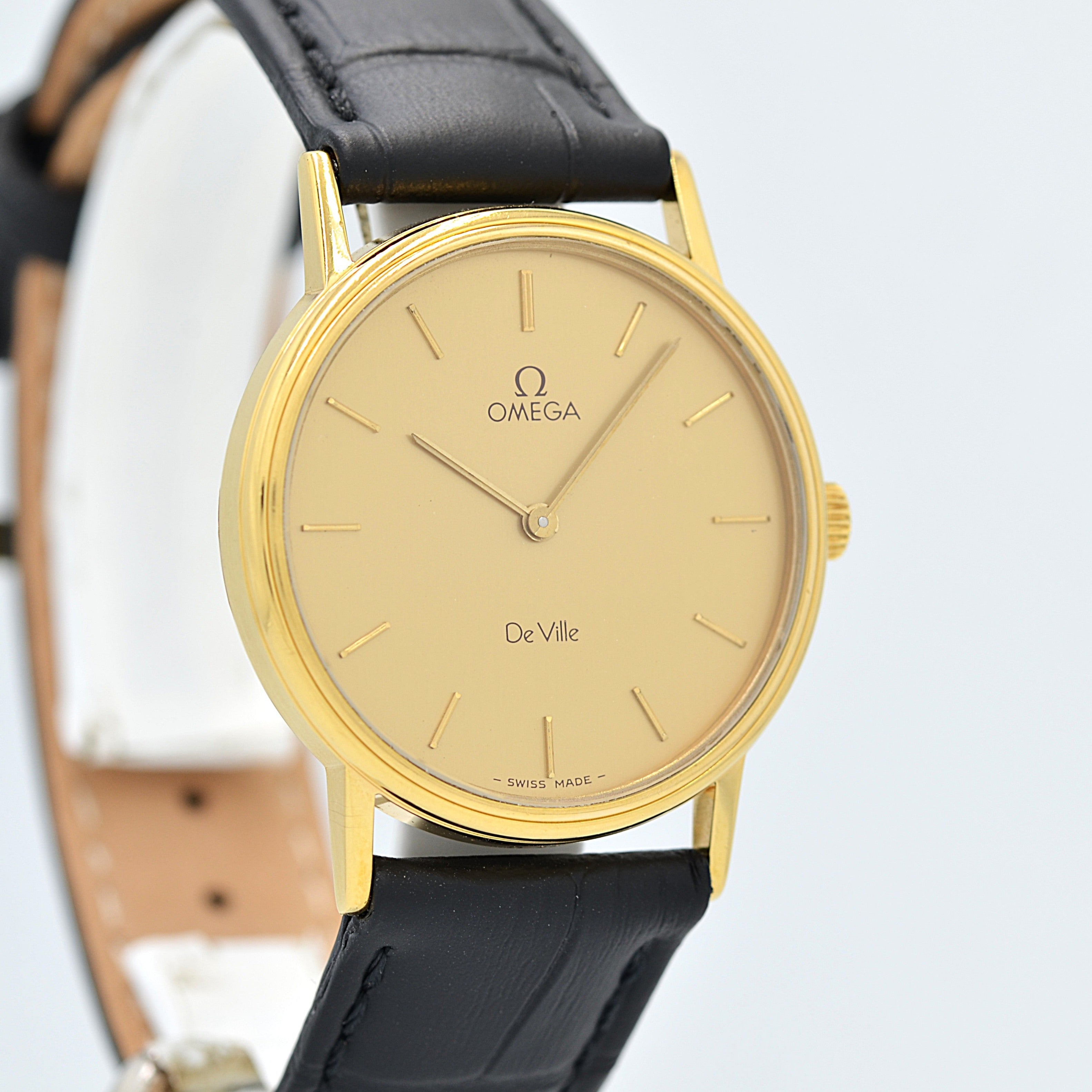 [Omega] 歐米茄碟飛系列 GP 圓形金錶帶正品錶扣