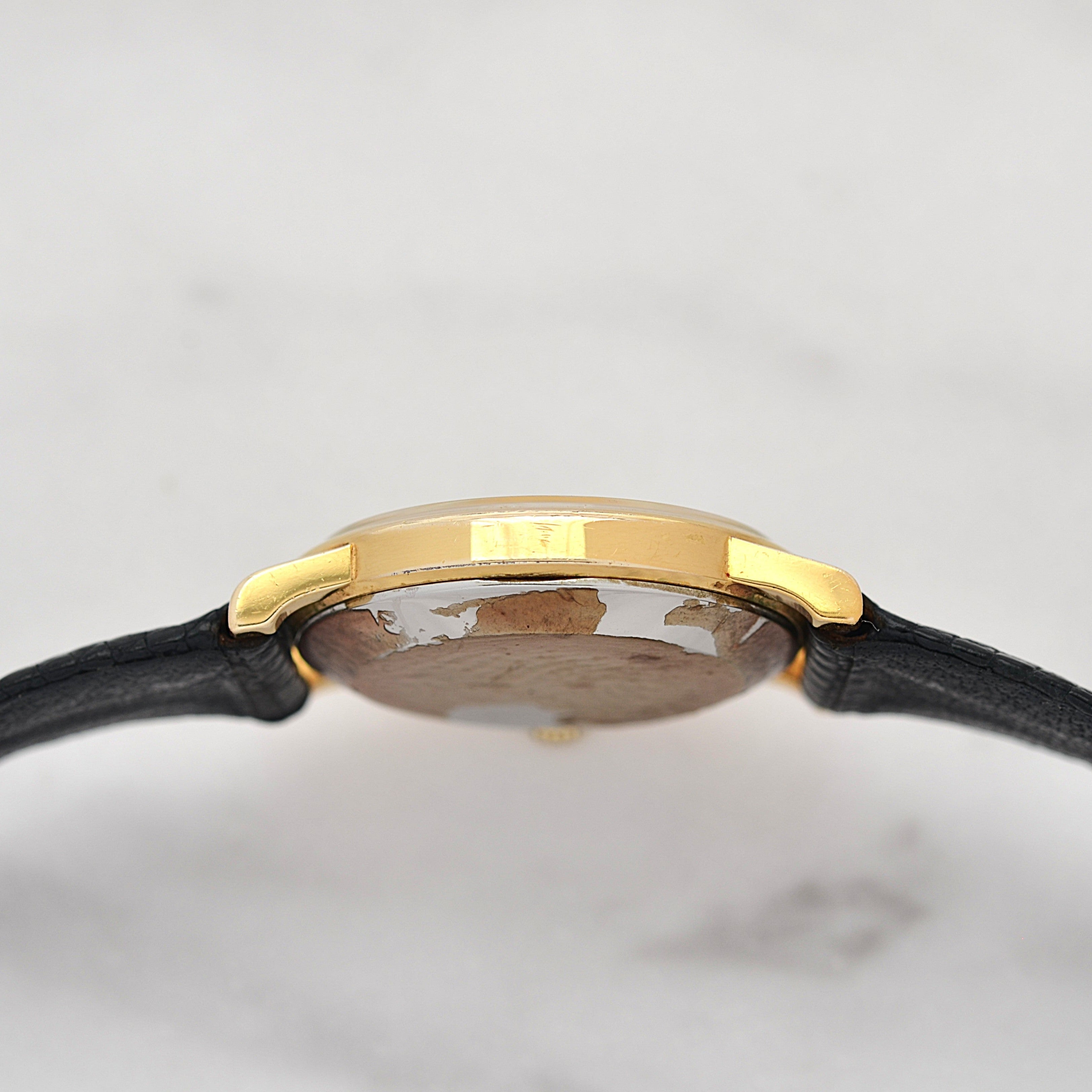 【OMEGA】オメガ デヴィル GP ラウンド White Arabic デッドストック