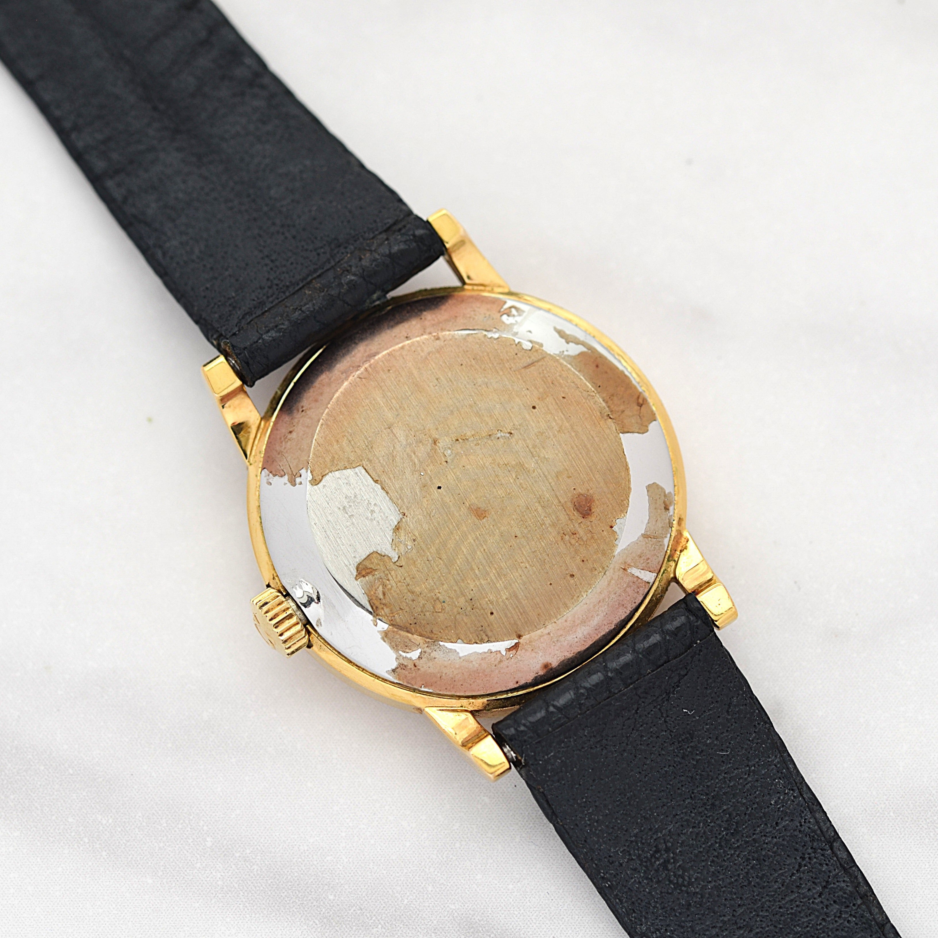 【OMEGA】オメガ デヴィル GP ラウンド White Arabic デッドストック