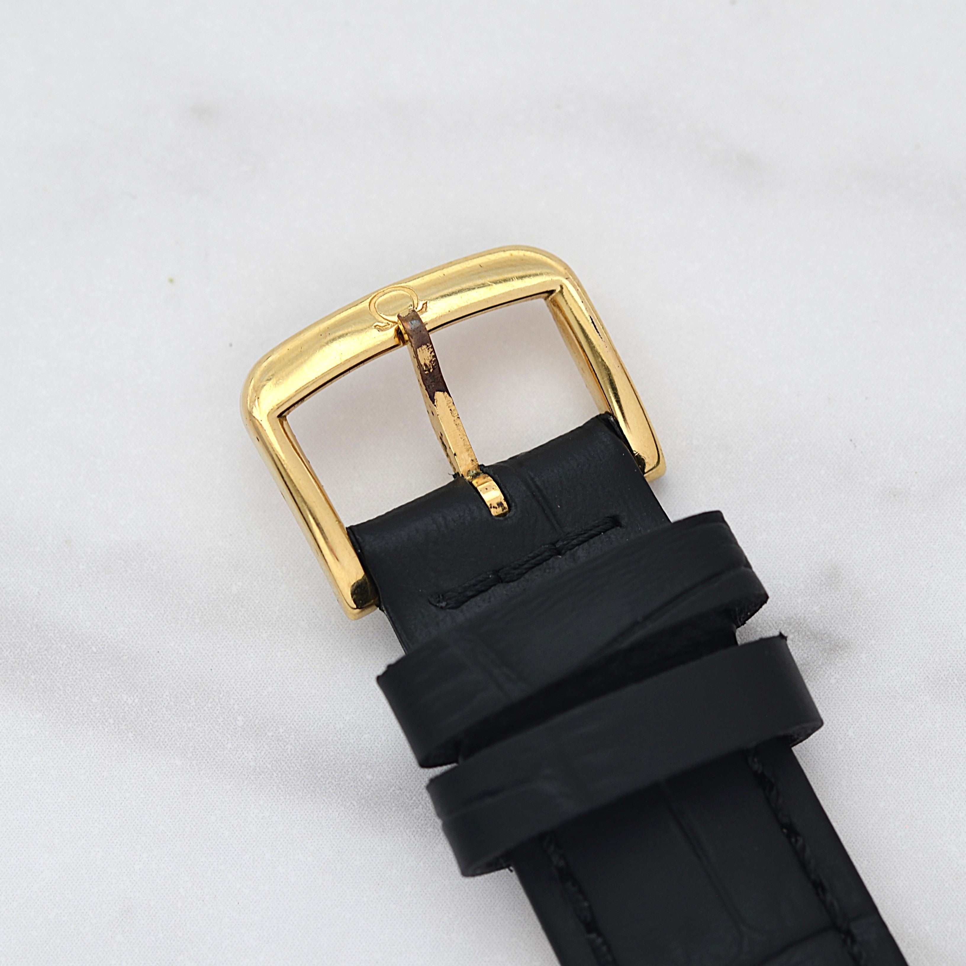 [Omega] 歐米茄碟飛系列 GP 圓形金錶帶正品錶扣