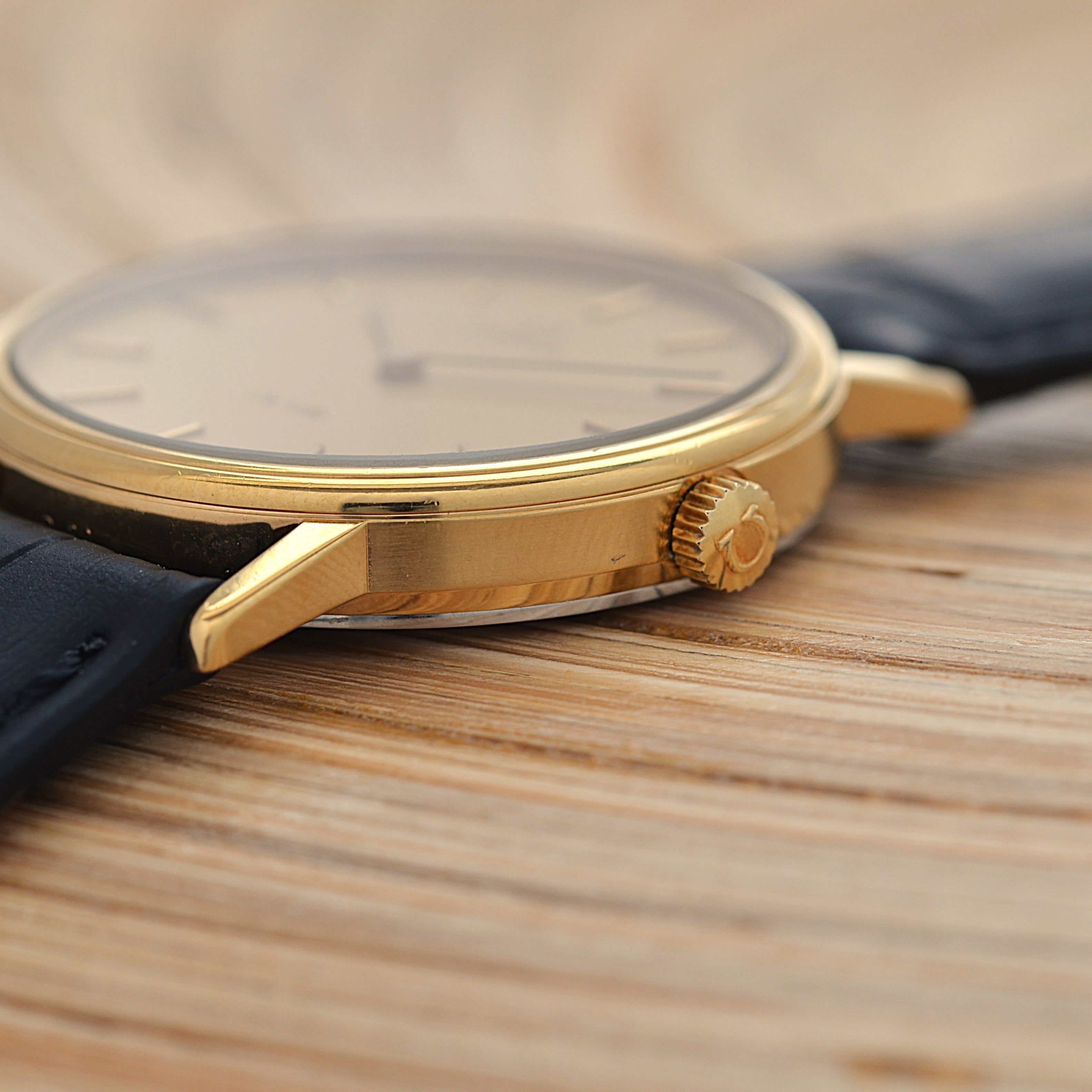 [Omega] 歐米茄碟飛系列 GP 圓形金錶帶正品錶扣