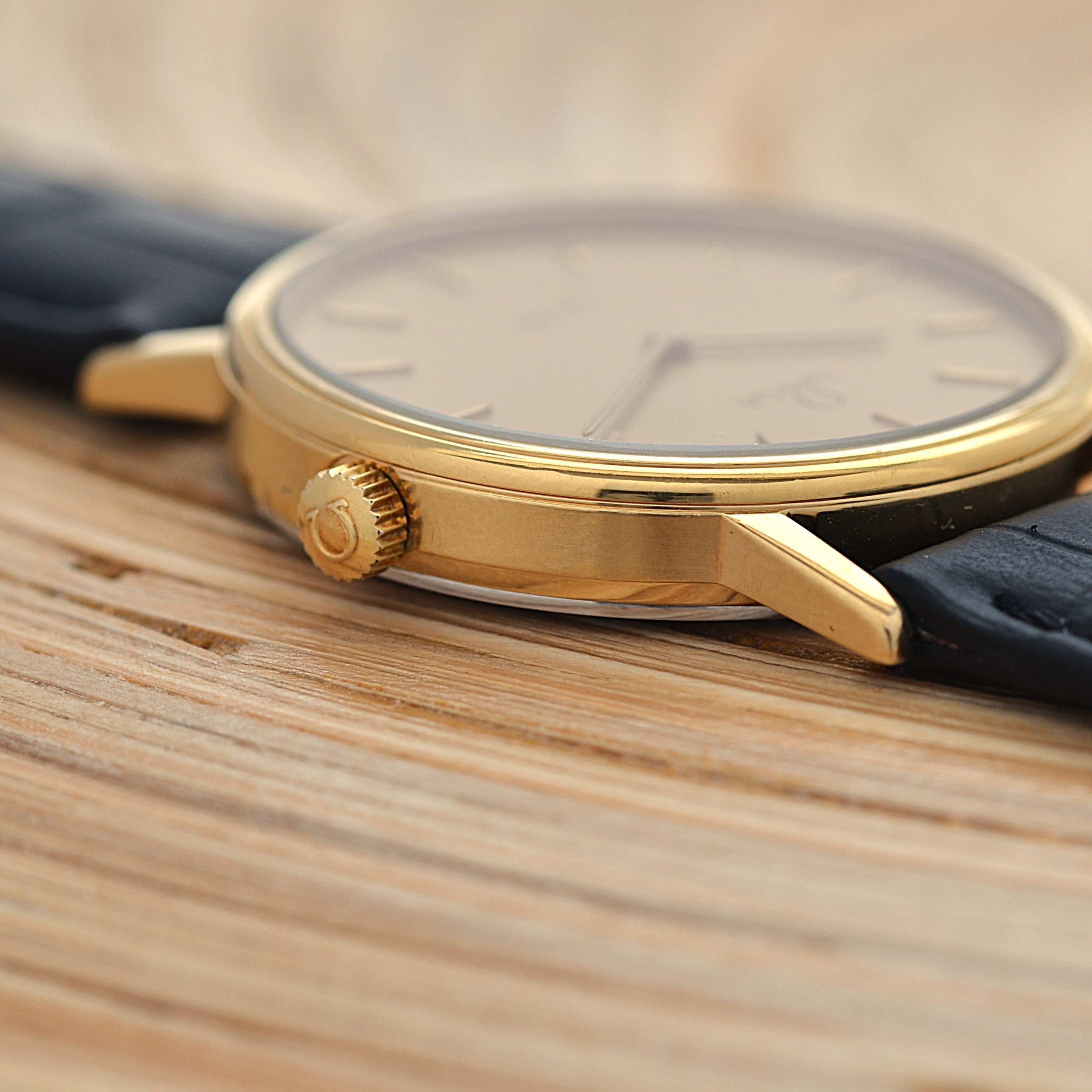 [Omega] 歐米茄碟飛系列 GP 圓形金錶帶正品錶扣