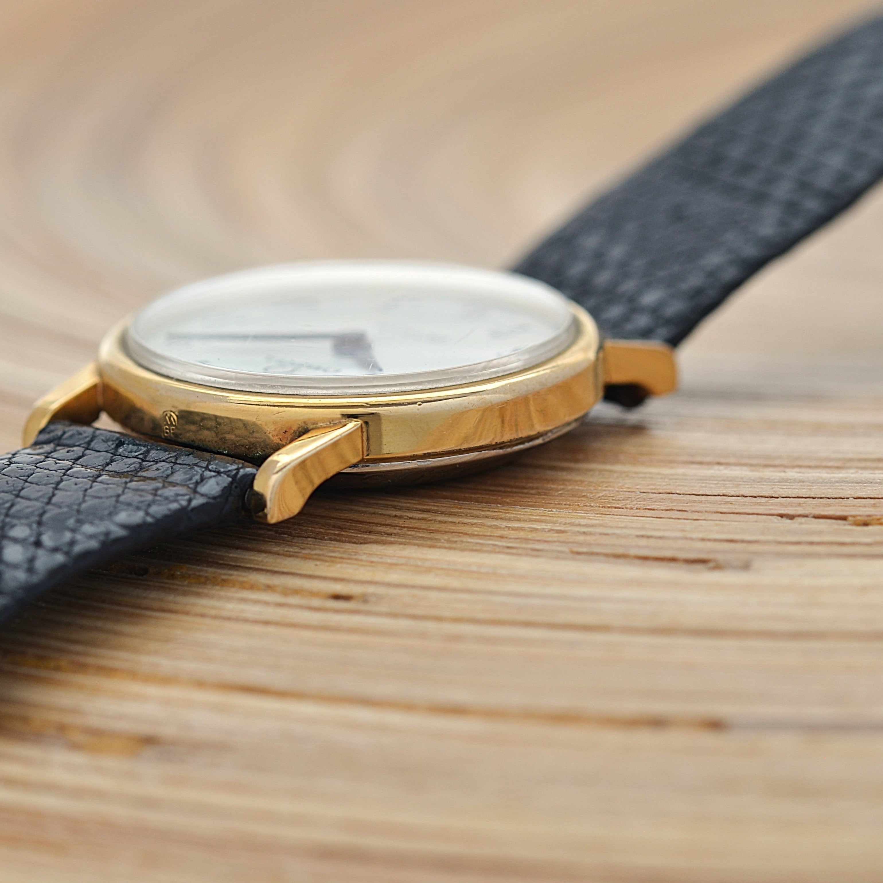 【OMEGA】オメガ デヴィル GP ラウンド White Arabic デッドストック