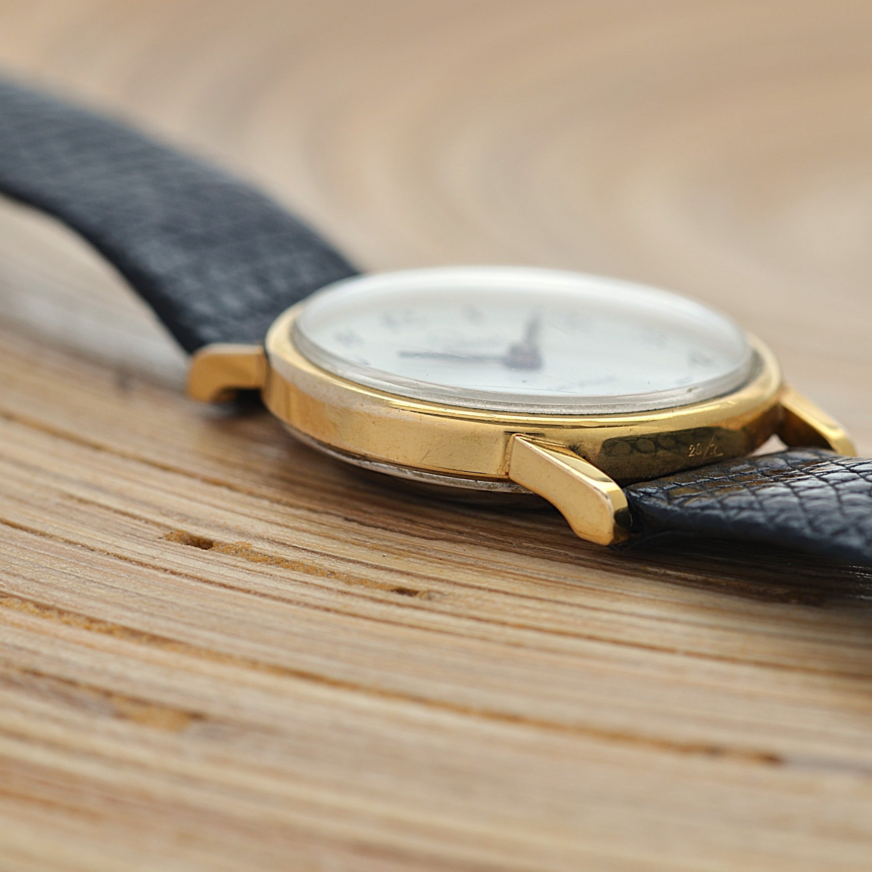 【OMEGA】オメガ デヴィル GP ラウンド White Arabic デッドストック